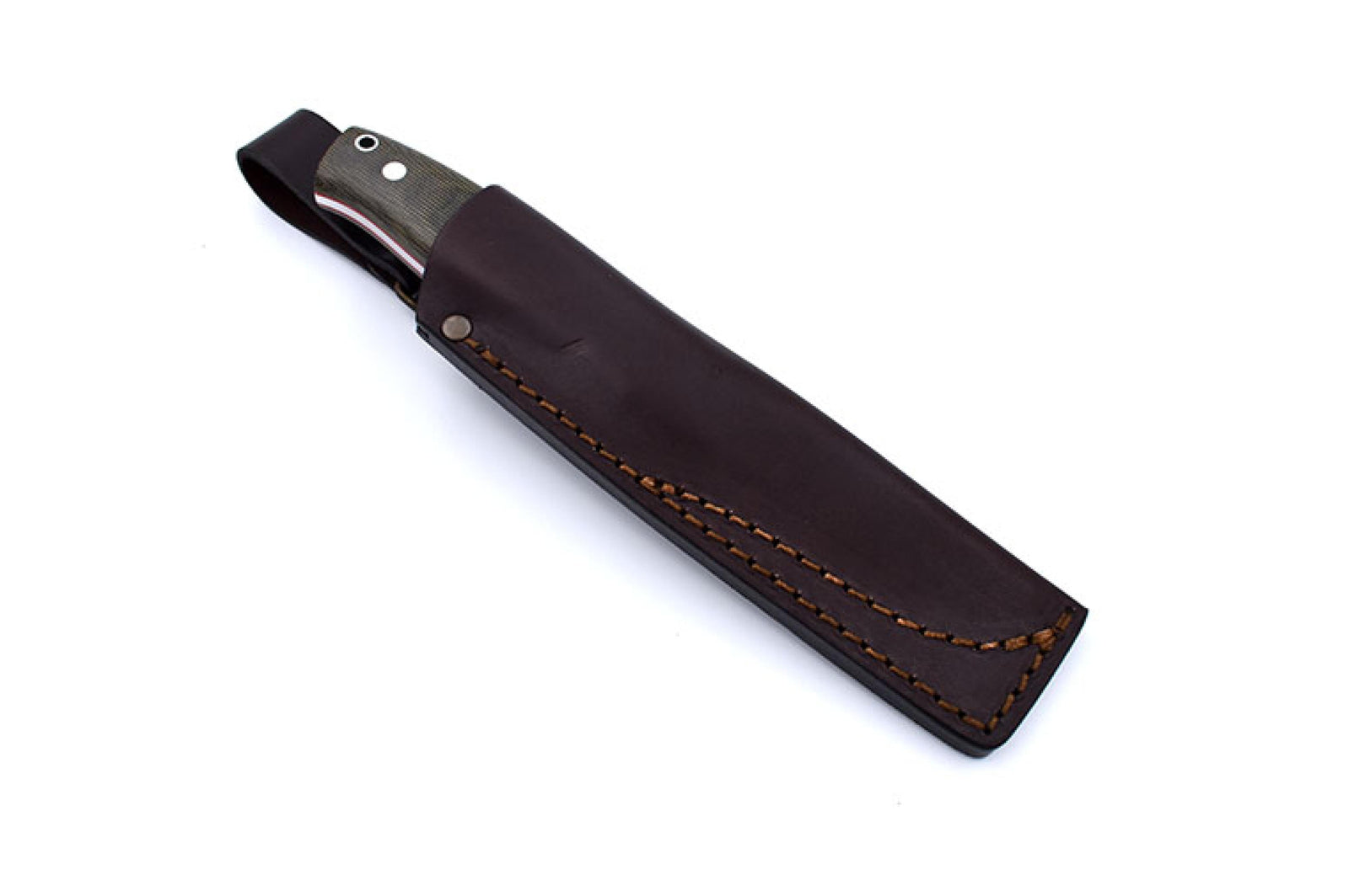 Brisa - Trooper 115 - GreenMicarta - Scandi - Bushcraft - 23 cm - Bushcraft knives