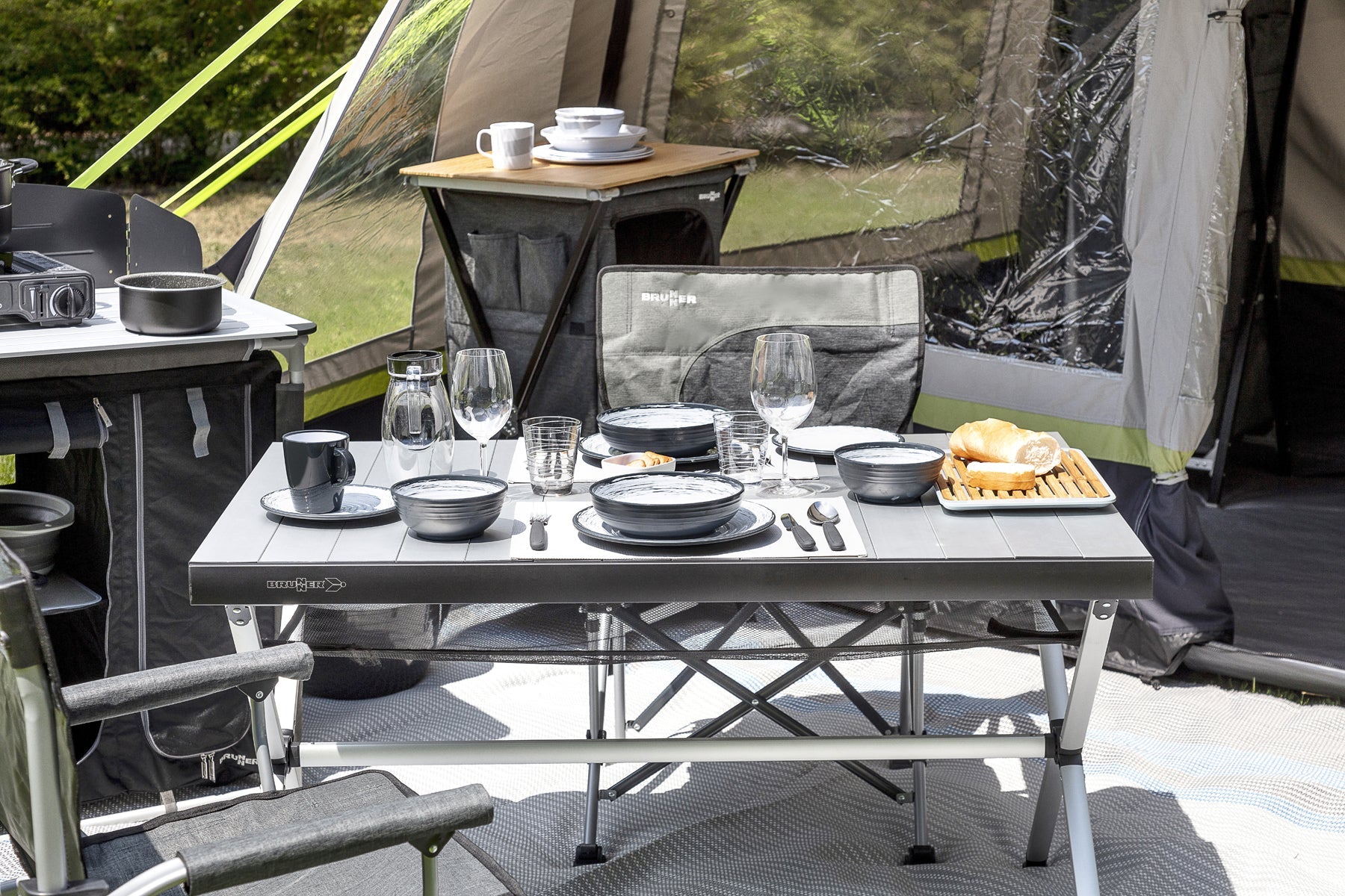 Brunner - Accelerate 4 - 120x80x71 cm - Camping Tische