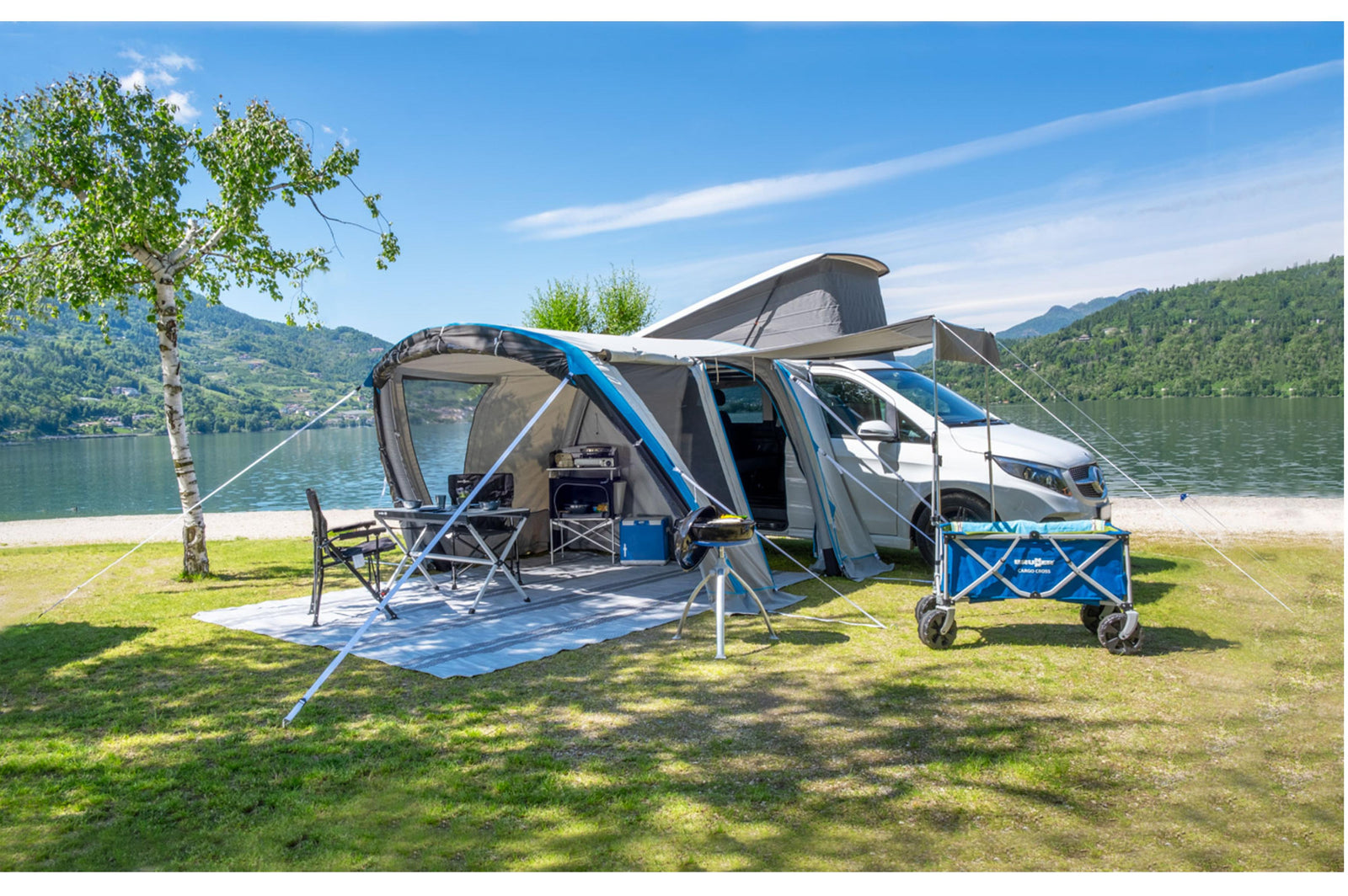 Brunner - Air Travel II A.I.R. TECH - 370x320x210cm - Vorzelte