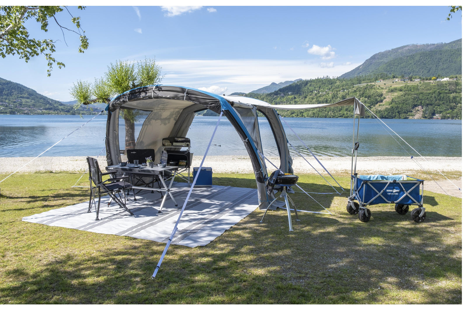 Brunner - Air Travel II A.I.R. TECH - 370x320x210cm - Vorzelte