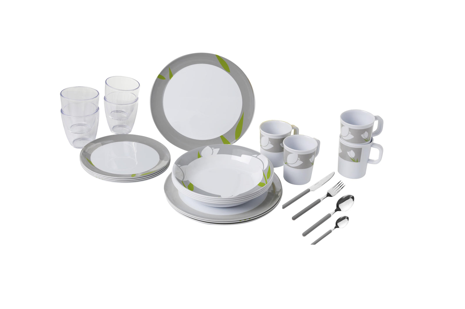 Brunner - All inclusive Tulip - 4xØ25cm, 4xØ21cm, 4xØ20cm, 4x30cl, 4x20cl - Essen & Küche
