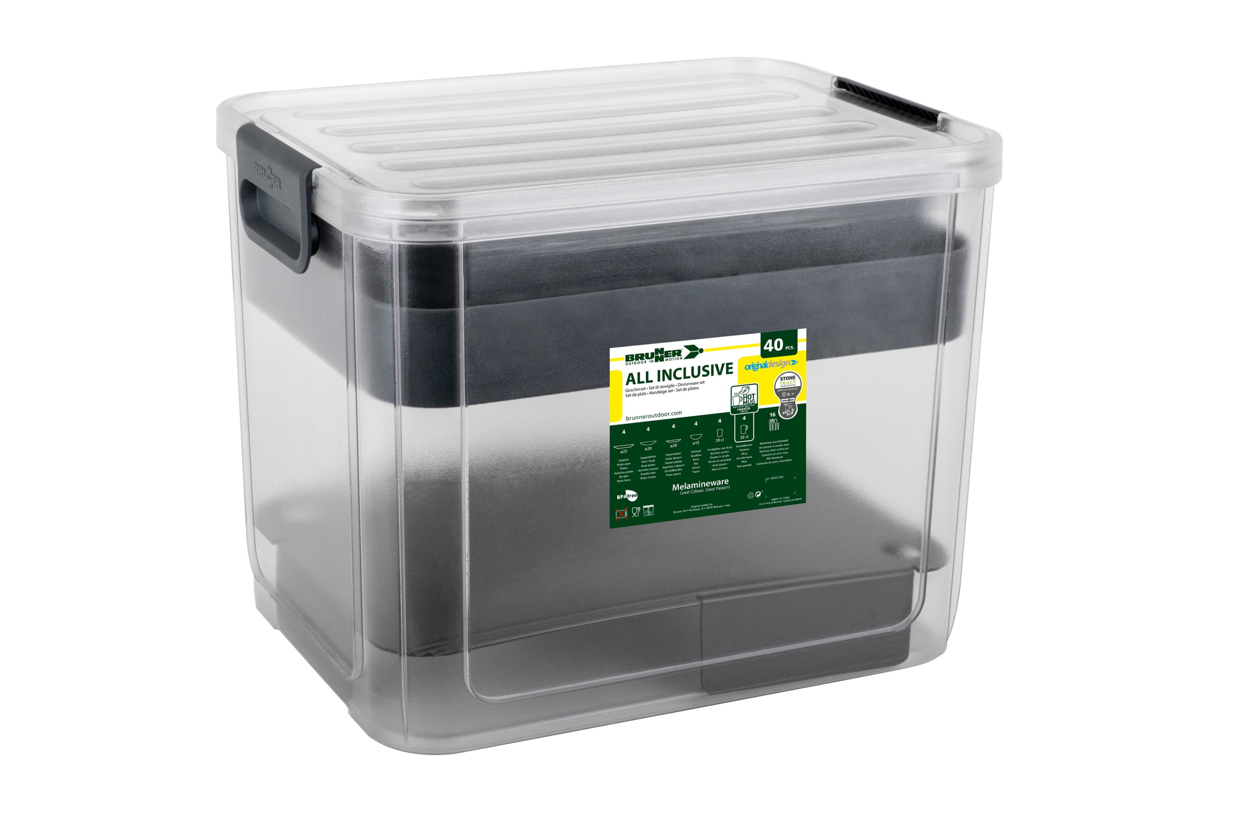 Brunner - All Inclusive Vip Venetian - 4xØ25cm, 4xØ21cm, 4xØ21cm, 4x30cl, 4xØ18cm, 4x20cl - Essen & Küche