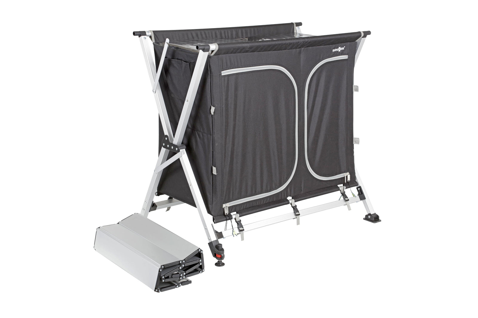 Brunner - Azabache CT Cross Square - 99x51xH90/115 cm - Camping Möbel