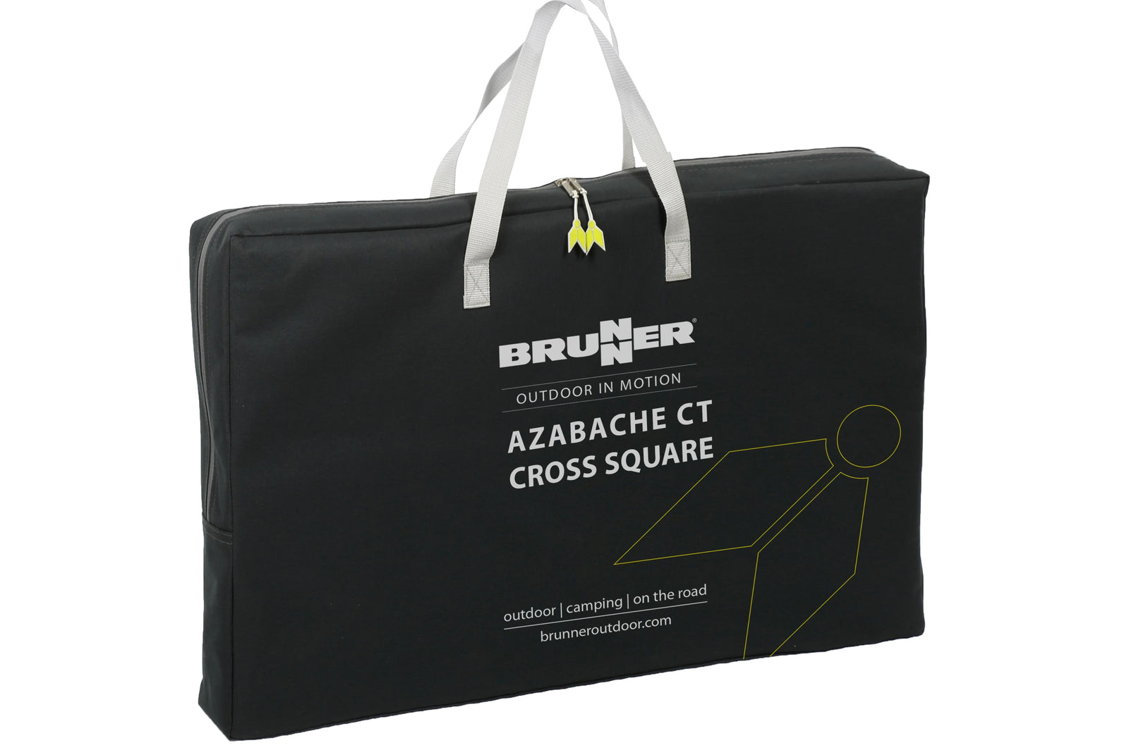 Brunner - Azabache CT Cross Square - 99x51xH90/115 cm - Camping Möbel