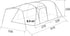 Brunner - Bullet 5 - 330x610xH200 cm - 5 Personen Zelte