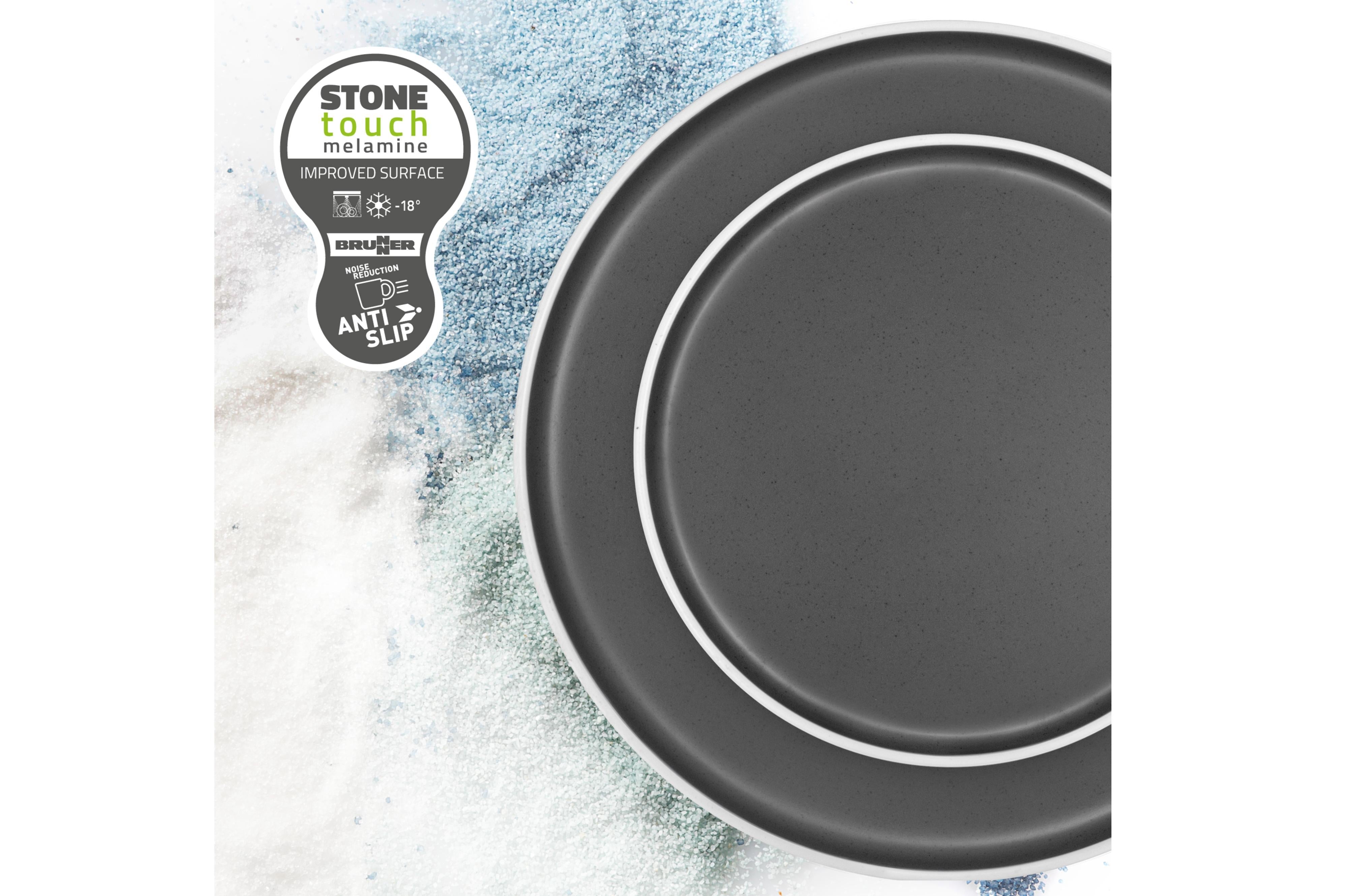 Brunner - Dessertteller ø20 cm Dolomit Grey - ø20 cm - Essen & Küche