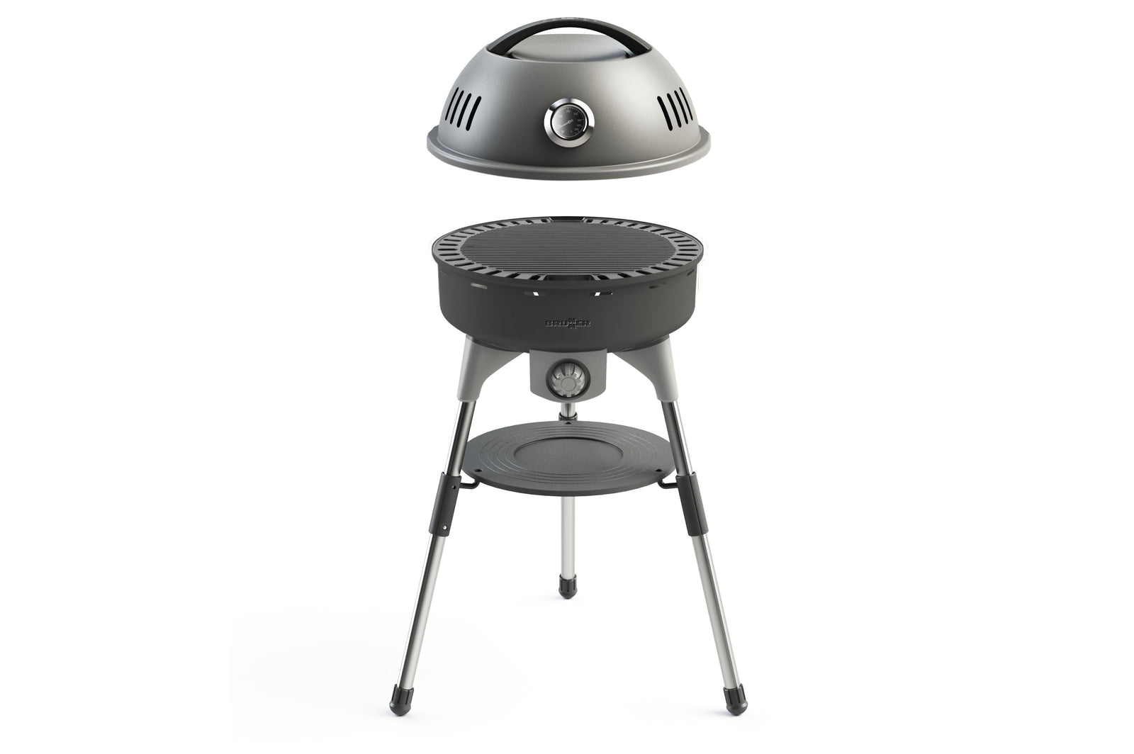Brunner - Devil BBQruiser HT Reversible Grid 50 - 62x59x99.6 cm - Essen & Küche