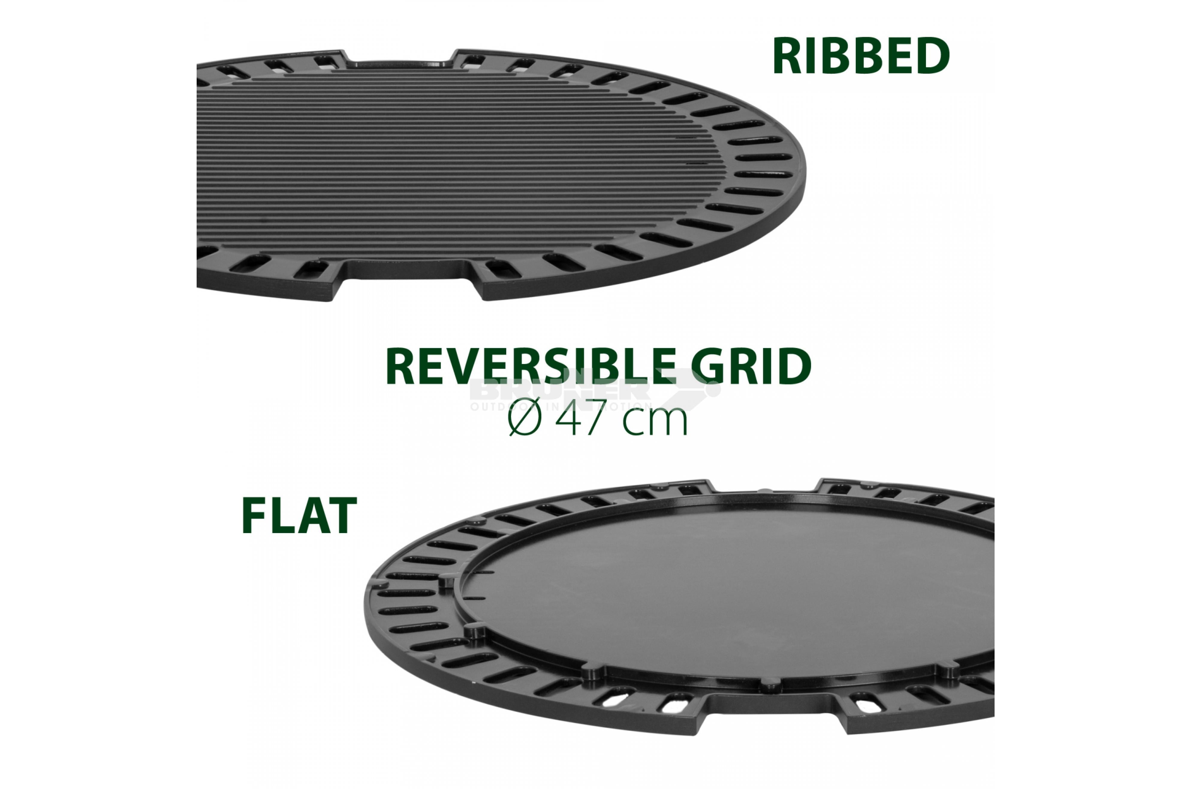Brunner - Devil BBQruiser HT Reversible Grid 50 - 62x59x99.6 cm - Essen & Küche
