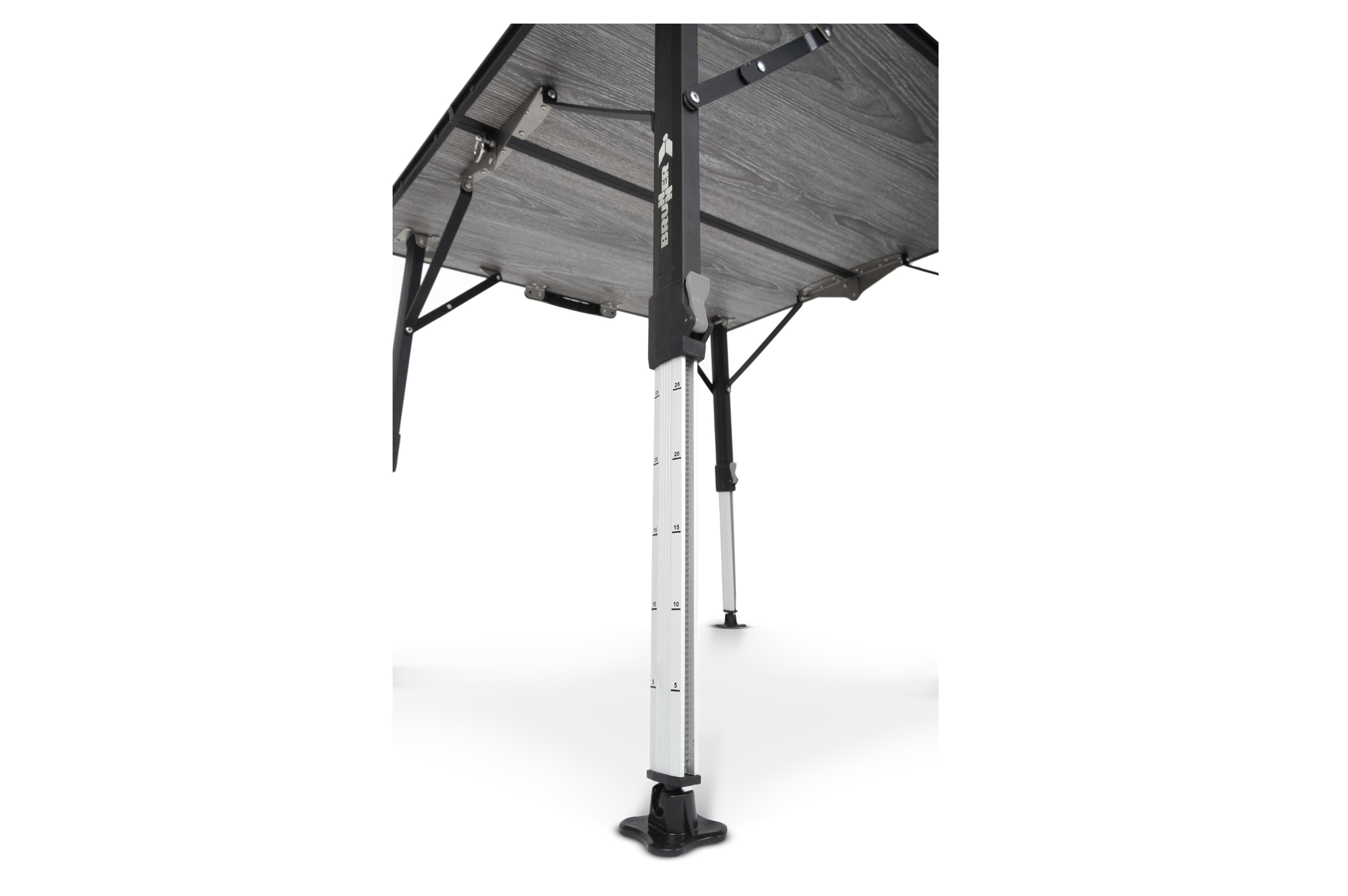 Brunner - Elutop Compack 80 - 80x80x42/70 cm - Camping Tische