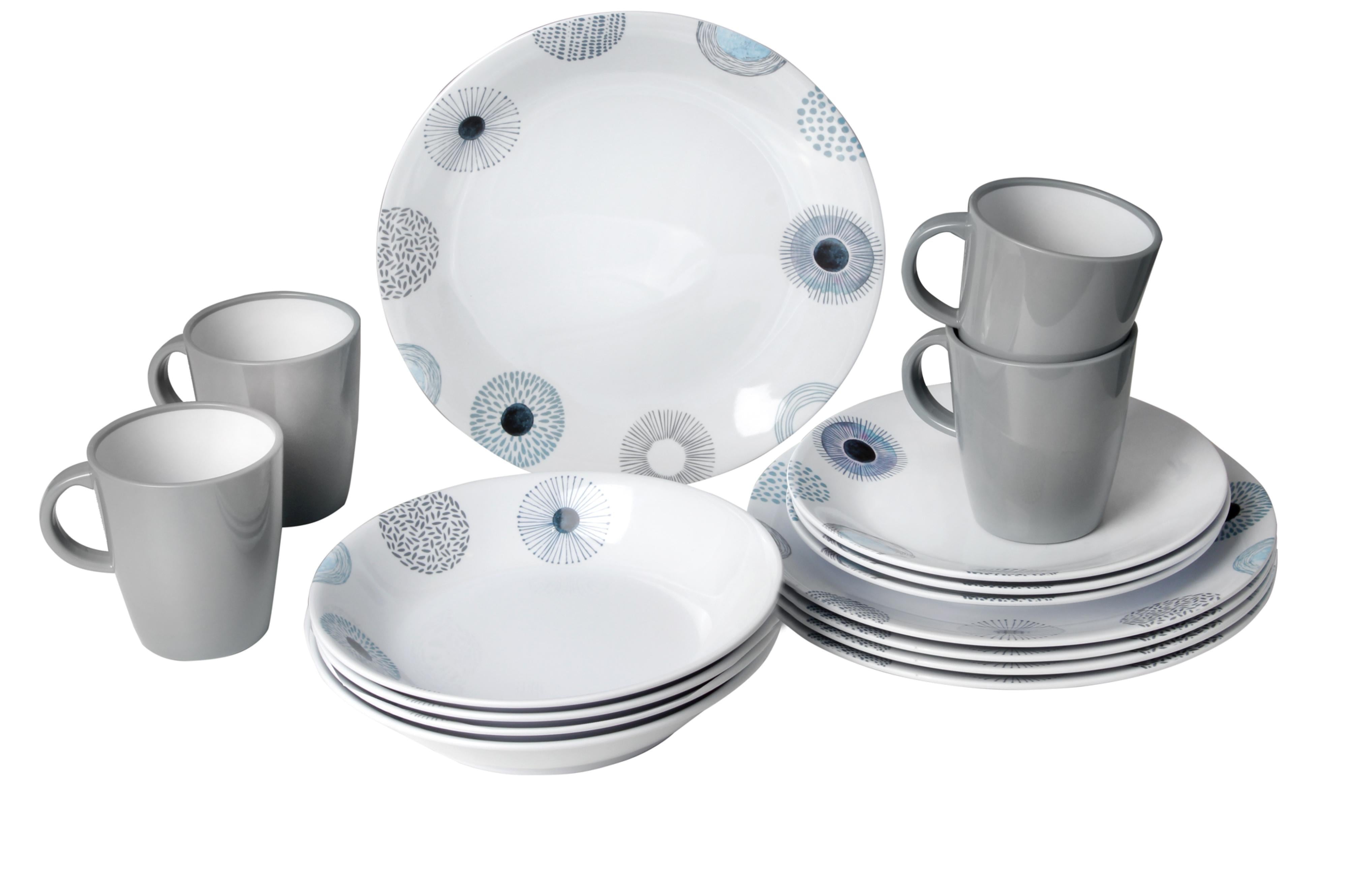 Brunner - Lunch Box Deep Sea - 4xØ25cm, 4xØ21cm, 4xØ20cm, 4x30cl - Essen & Küche