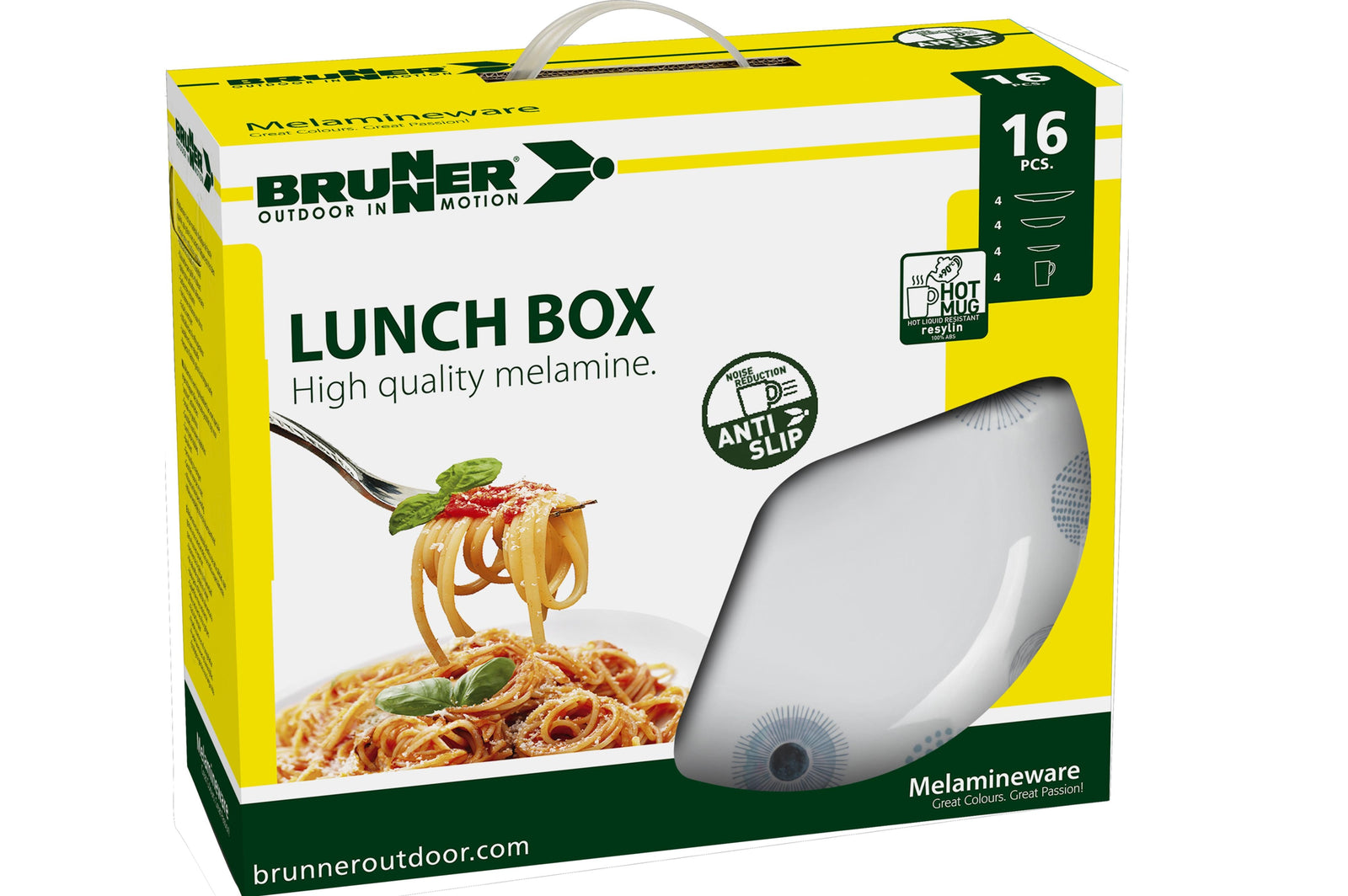 Brunner - Lunch Box Deep Sea - 4xØ25cm, 4xØ21cm, 4xØ20cm, 4x30cl - Essen & Küche