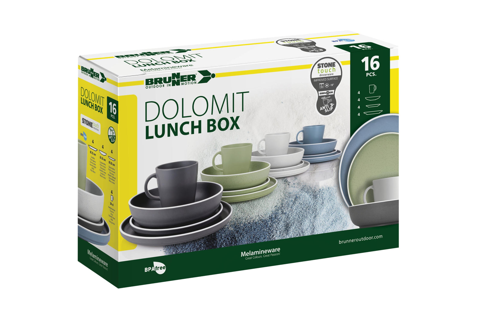 Brunner - Lunch Box Dolomit - 35x13x30 cm - Essen & Küche