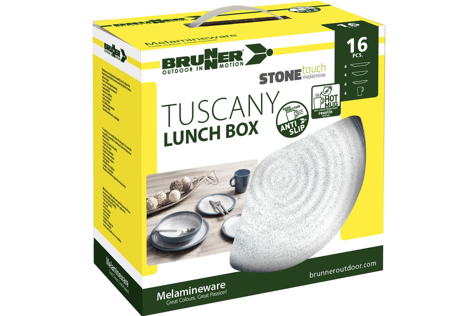 Brunner - Lunch Box Tuscany - 35x13x30 cm - Essen & Küche