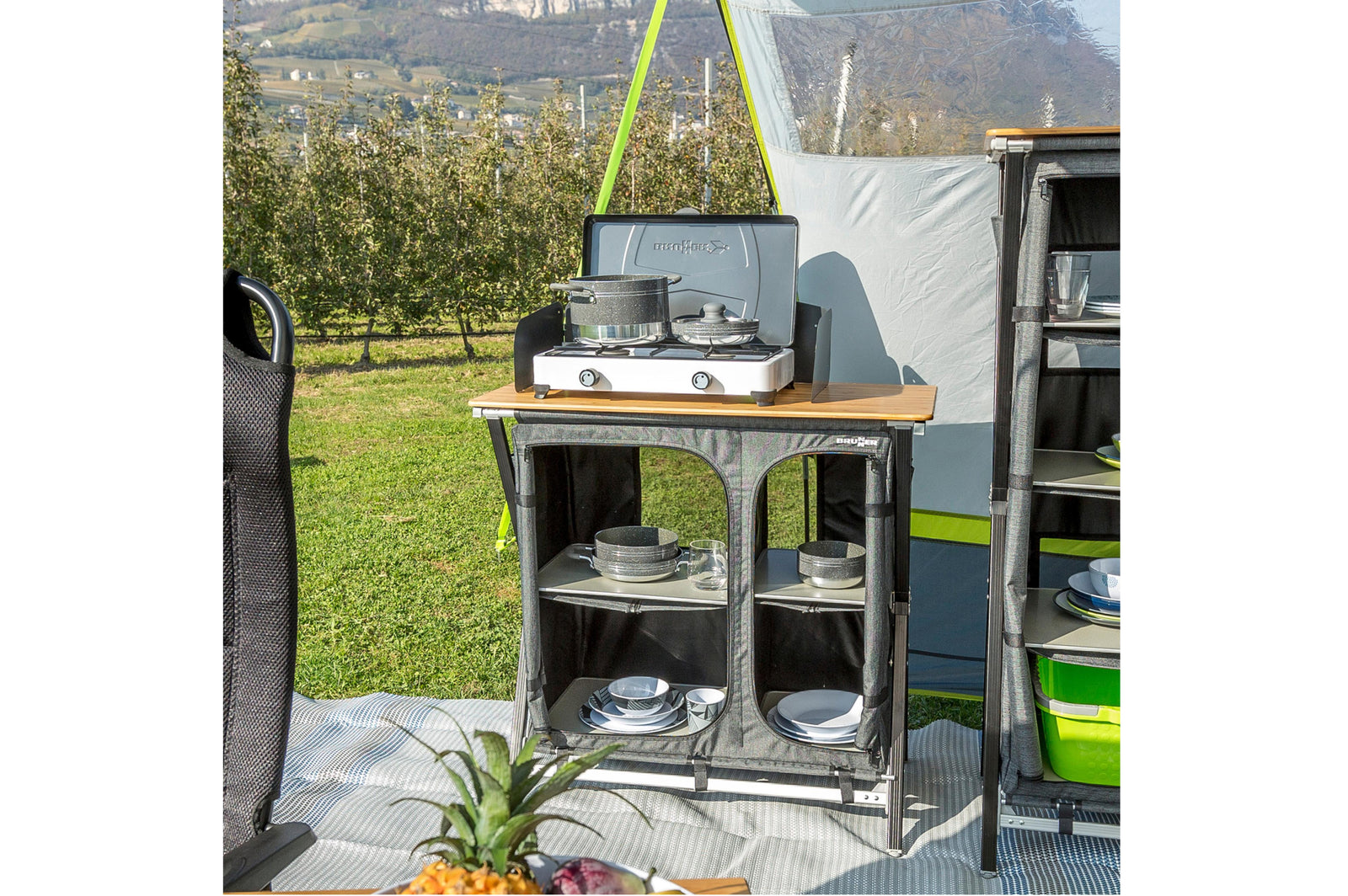 Brunner - Mercury Cross Cooker HWT SQ - 92x49xH90 cm - Camping Möbel