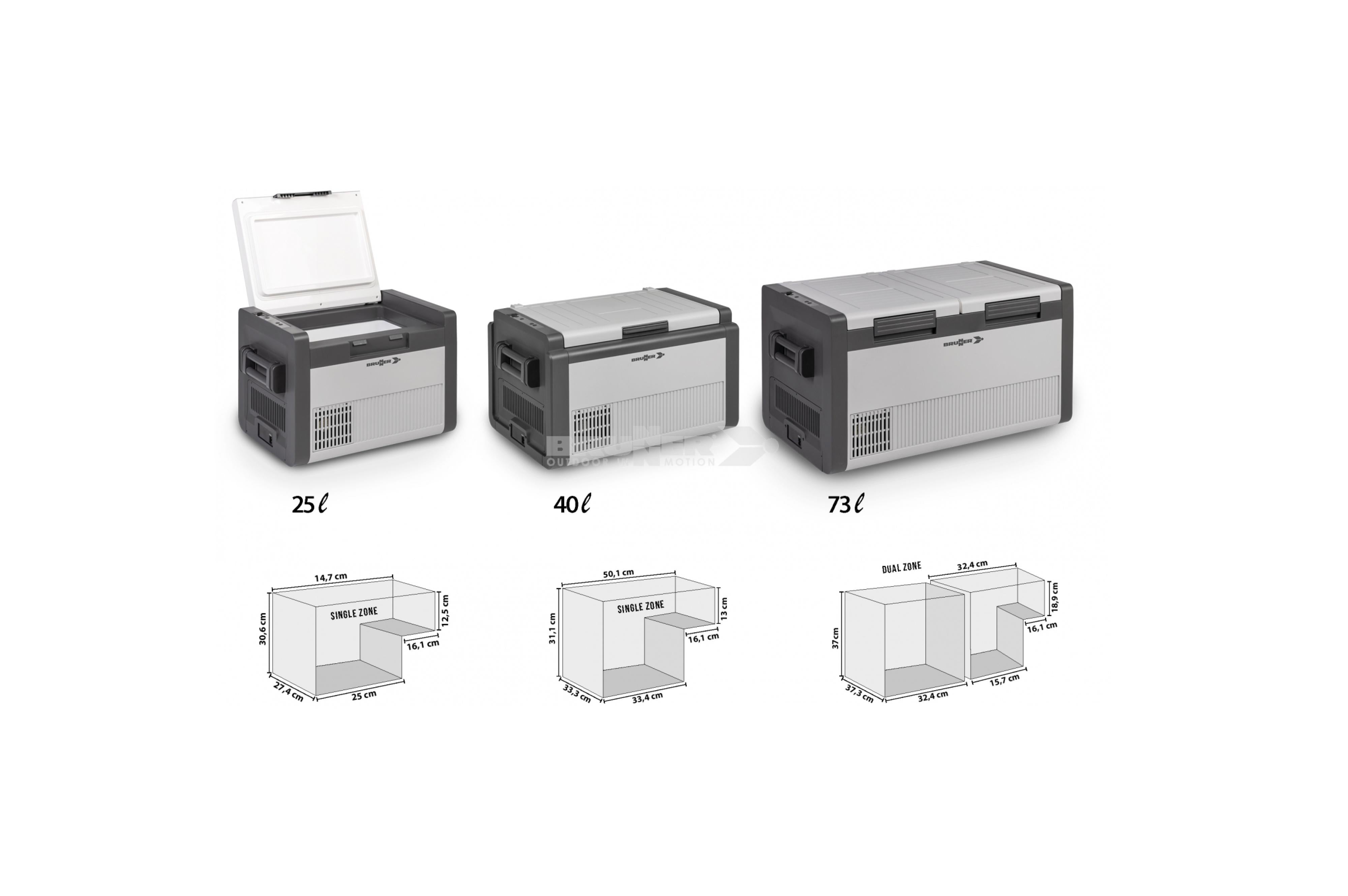 Brunner - Polarys Criomaster 25 - 61.2x39.9x40.7 cm - Kühlboxen