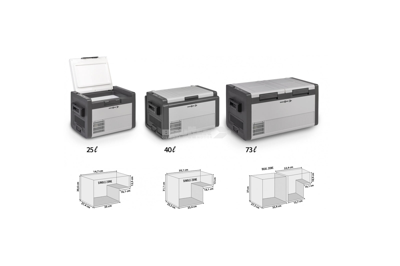 Brunner - Polarys Criomaster 25 - 61.2x39.9x40.7 cm - Kühlboxen