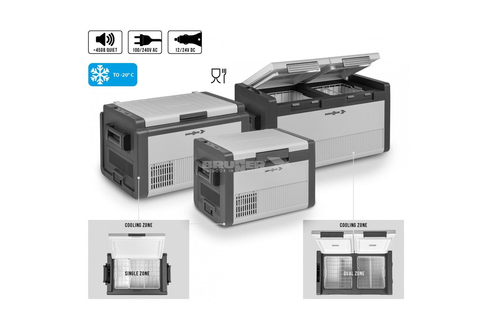 Brunner - Polarys Criomaster 25 - 61.2x39.9x40.7 cm - Kühlboxen