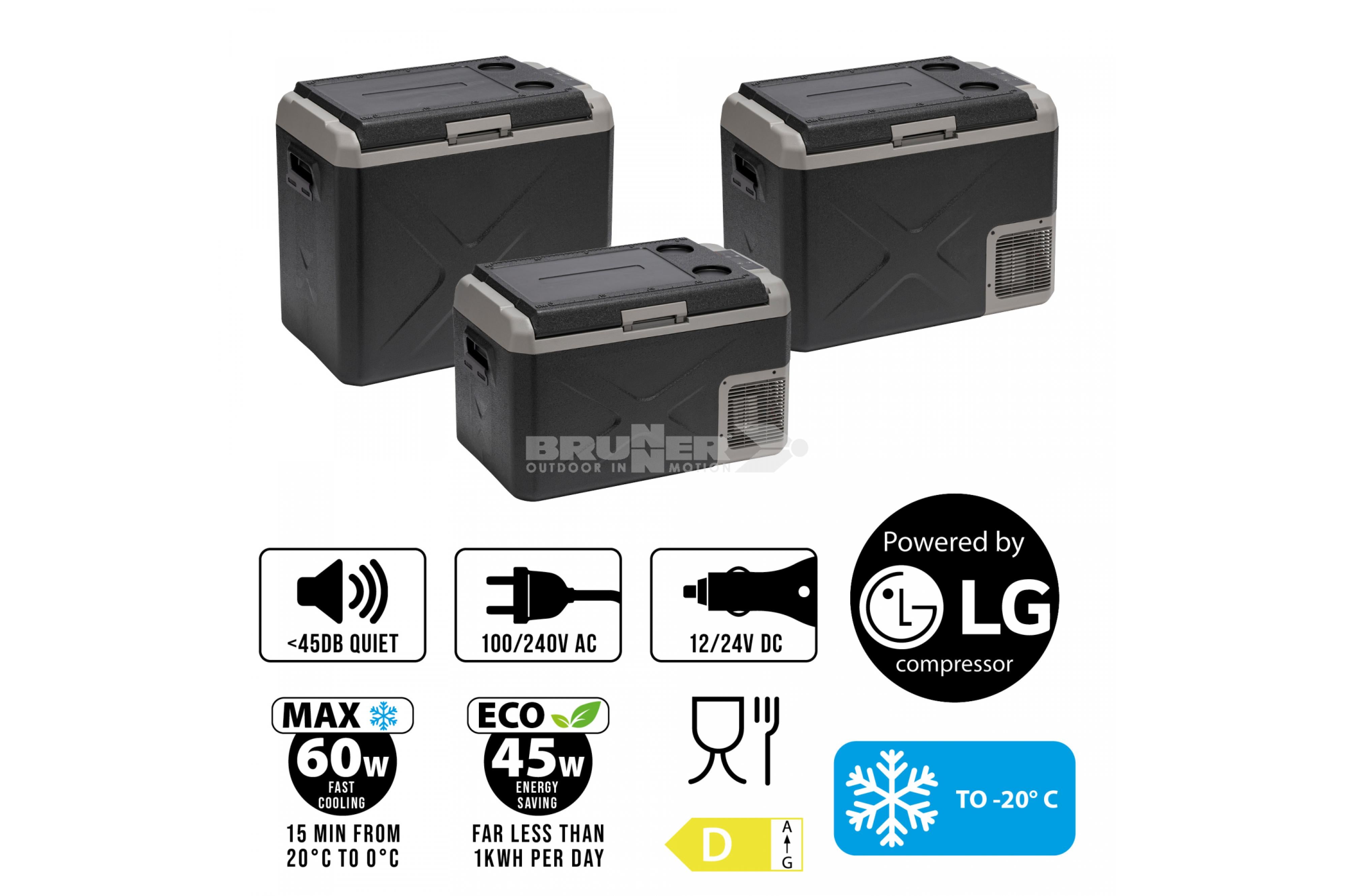 Brunner - Polarys Freeze SZ 30 - 58.7x36.5x36.8 cm - Kühlboxen