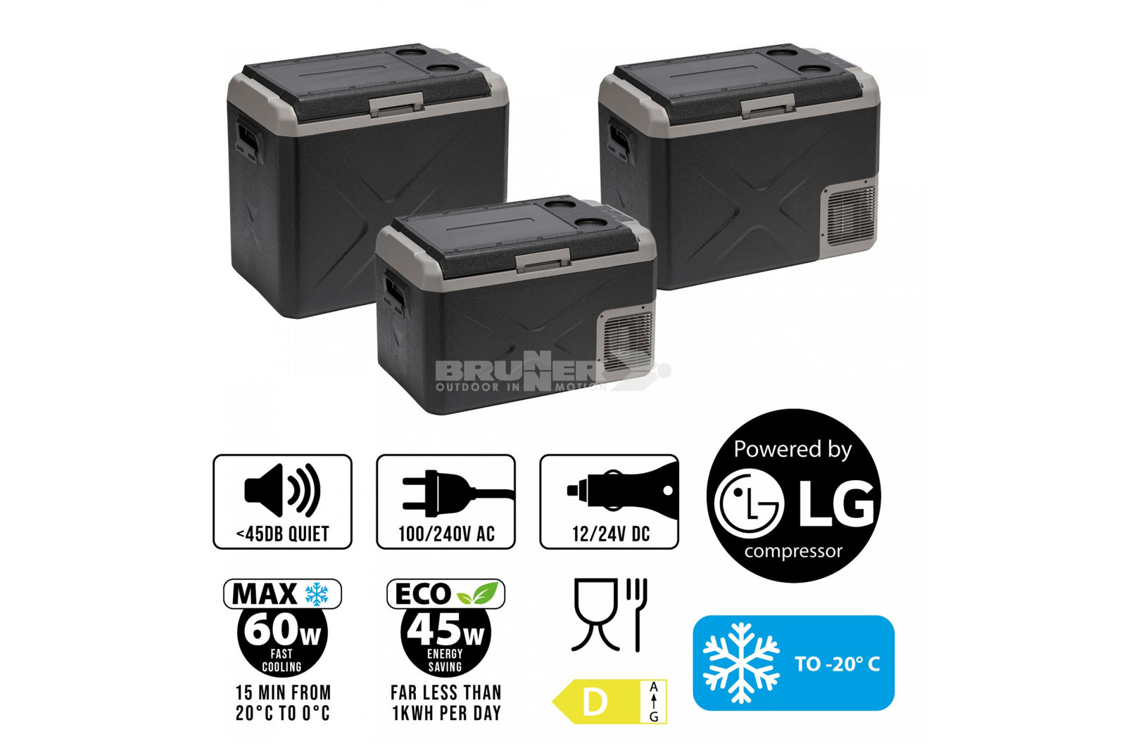 Brunner - Polarys Freeze SZ 40 - 58.7x36.5x43.8 cm - Kühlboxen