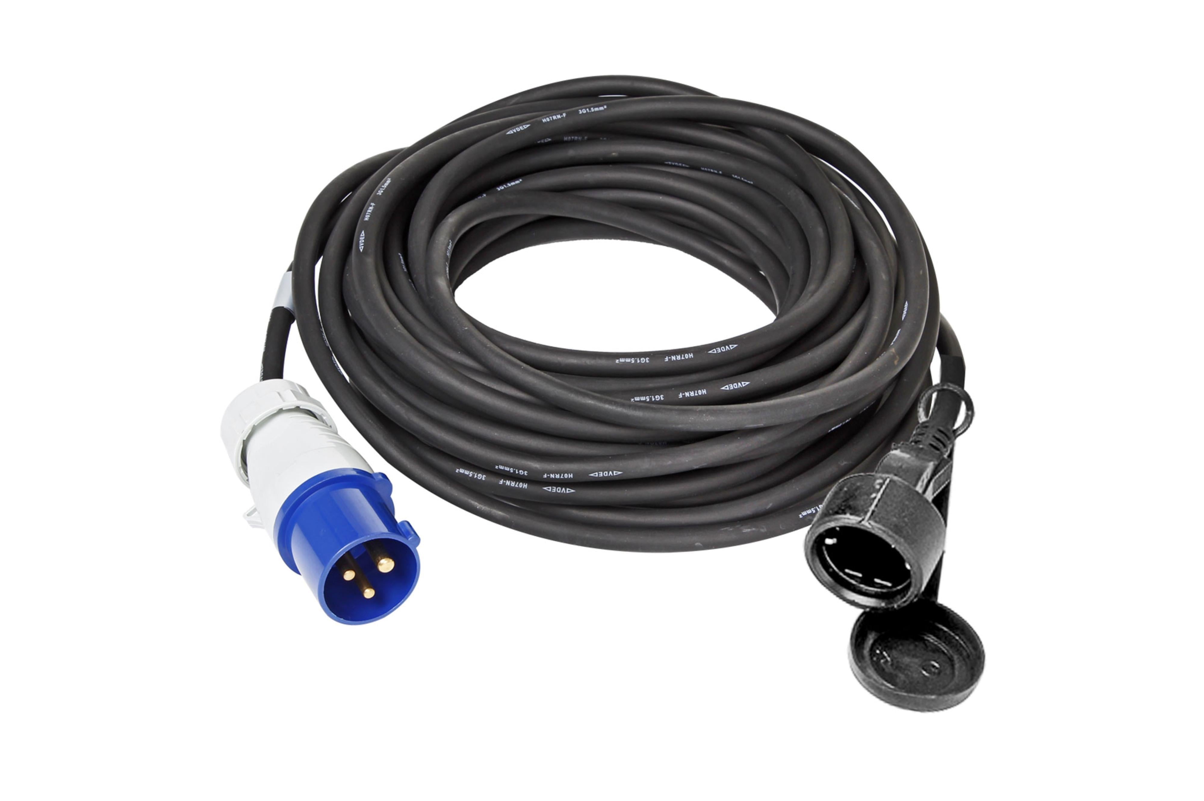 Prolonger CEE/Schuko (3x1,5) 15m - 1500 cm - Camping Zubehör