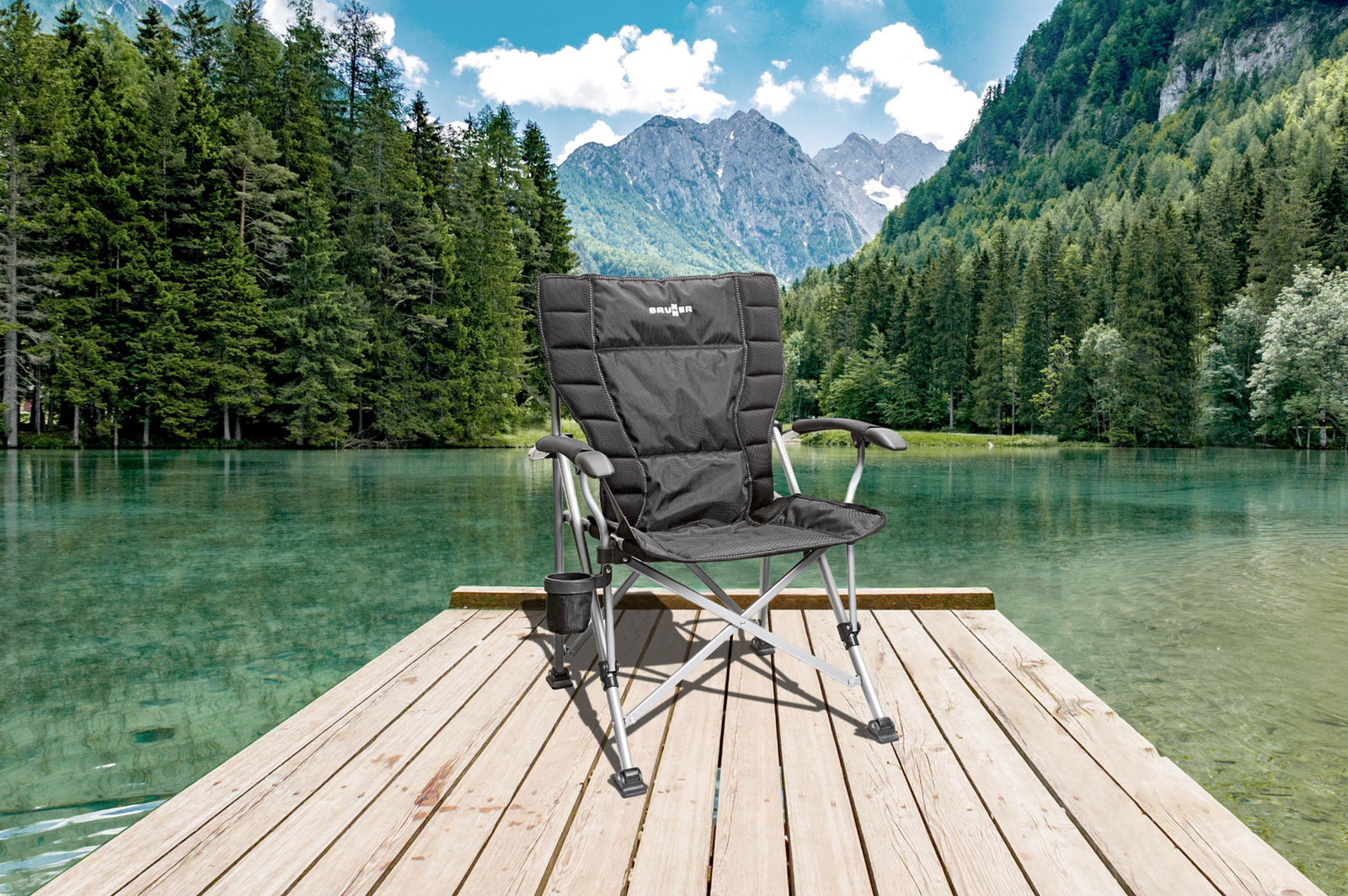 Brunner - Raptor NG 2.0 - 51x44xH48/90 cm - Camping Stühle