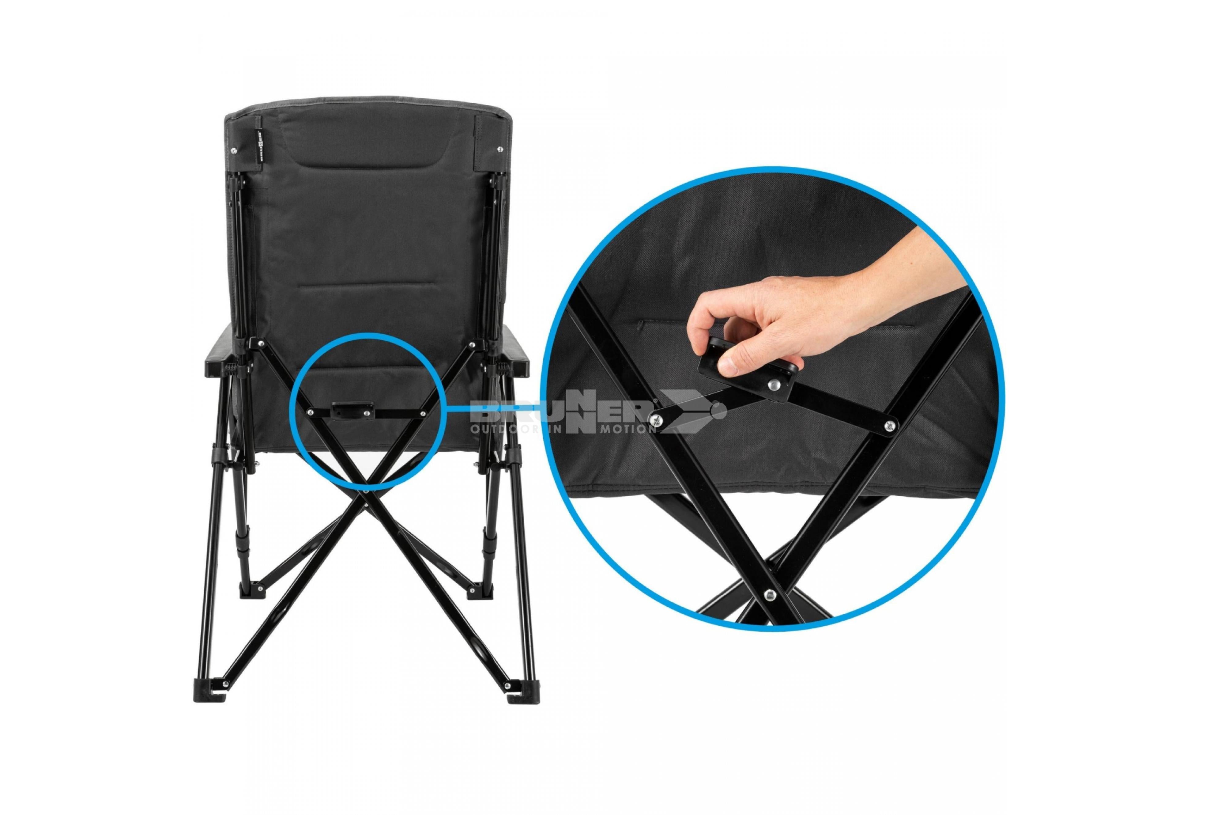 Brunner - Raptor Recliner - 51x45xH45/102 cm - Camping Stühle