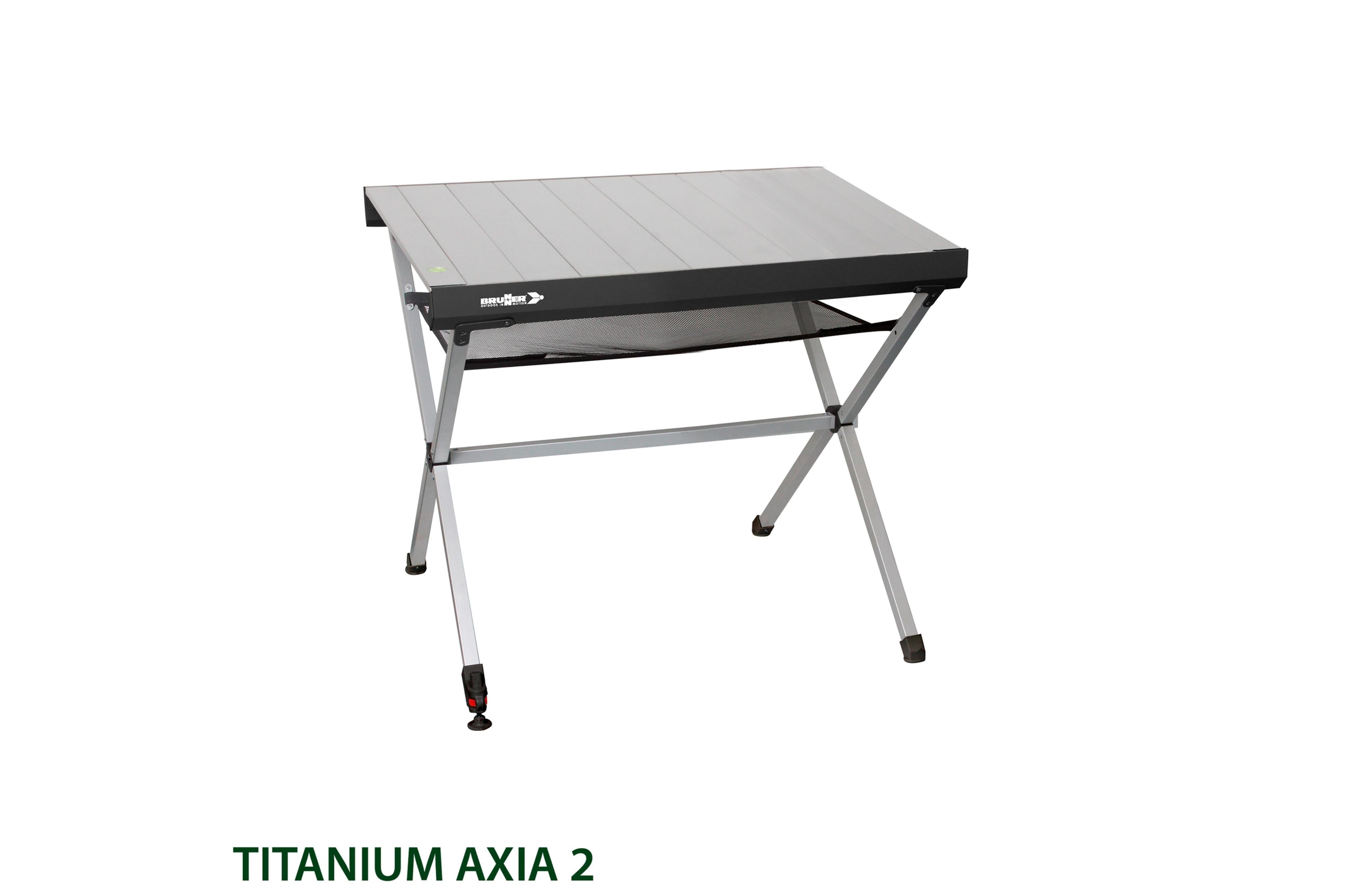 Brunner - Titanium Axia 2 - 110x62xH72 cm - Camping Tische