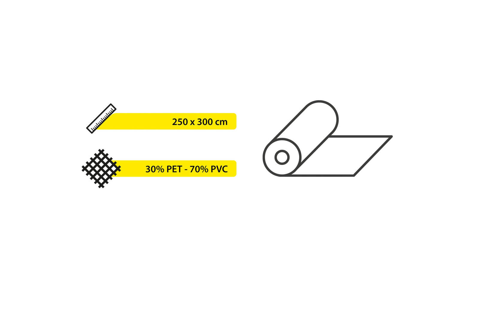 Brunner - Zeltteppich Kinetic 250x400 cm - 250x400 cm - Camping Zubehör