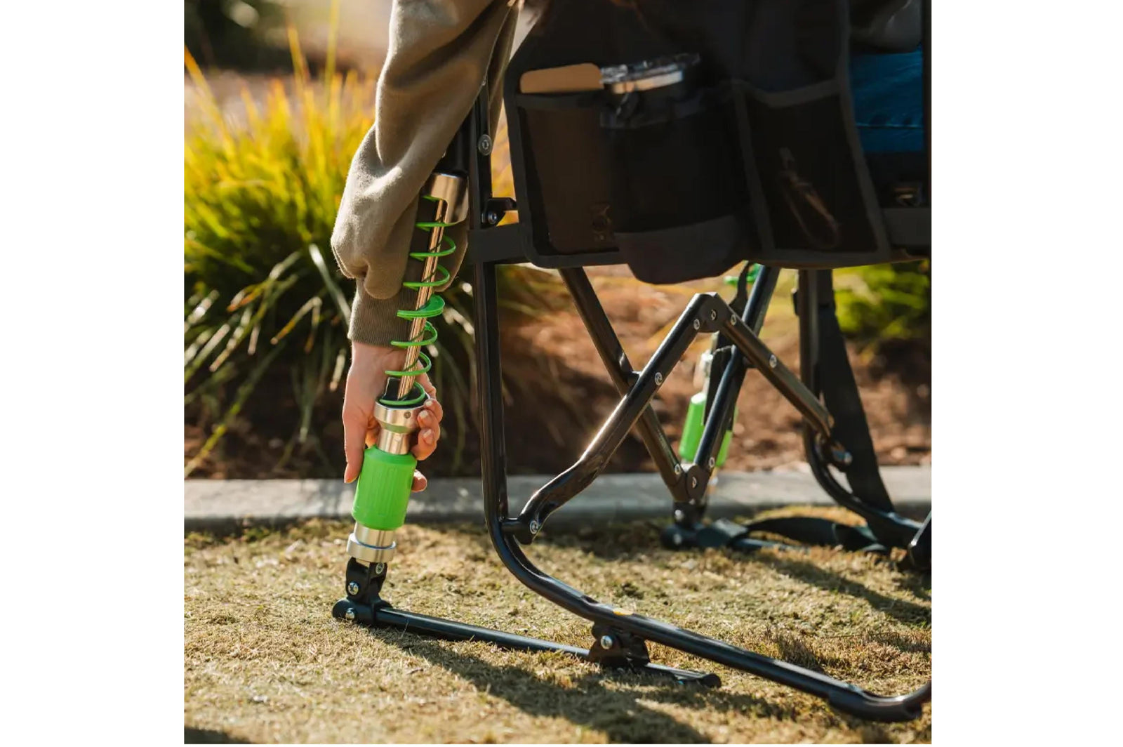 GCI - Adjustable Rocker Dark Charcoal - 61.5x61.5x98 cm - Camping Stühle