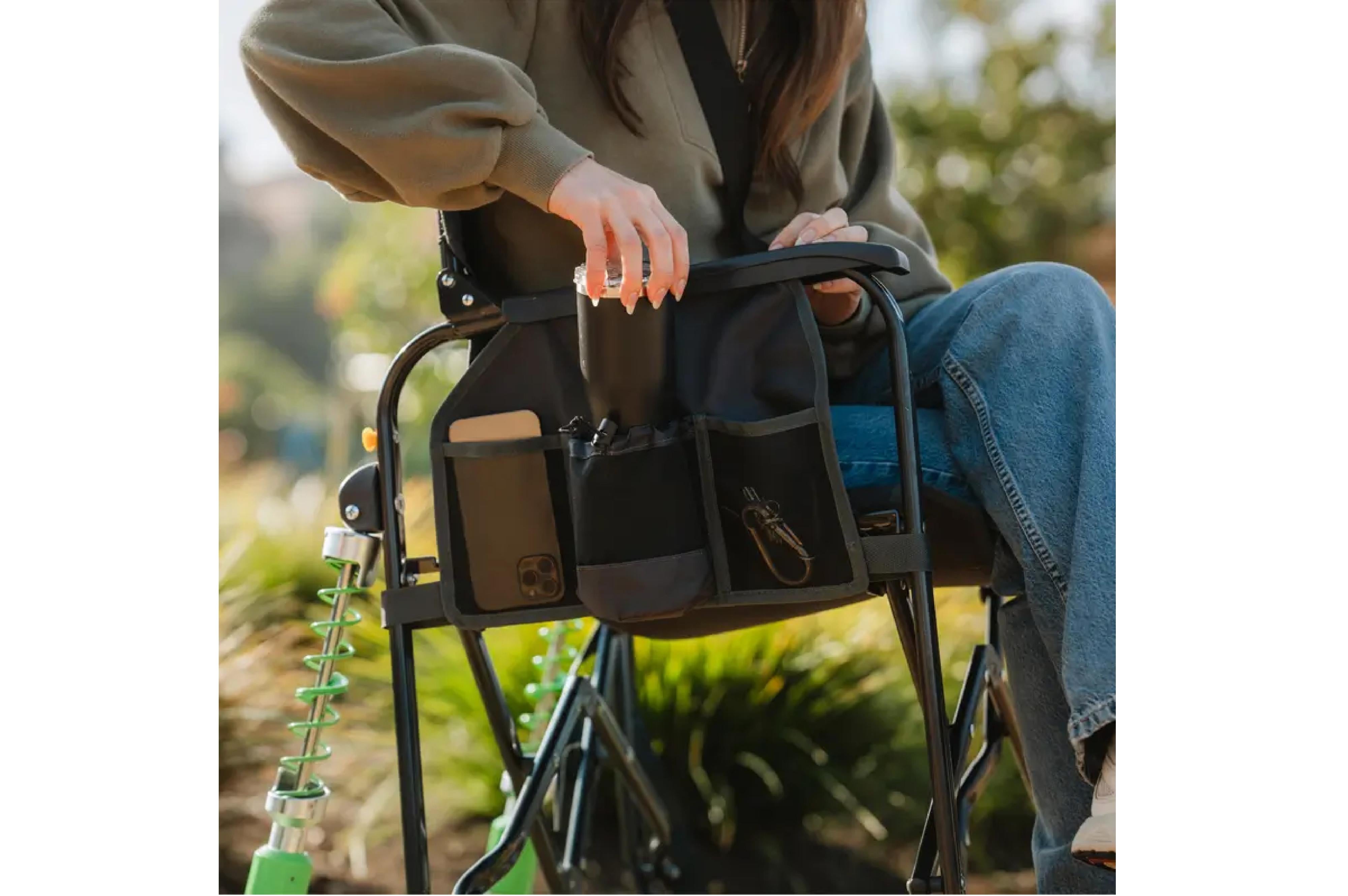 GCI - Adjustable Rocker Dark Charcoal - 61.5x61.5x98 cm - Camping Stühle