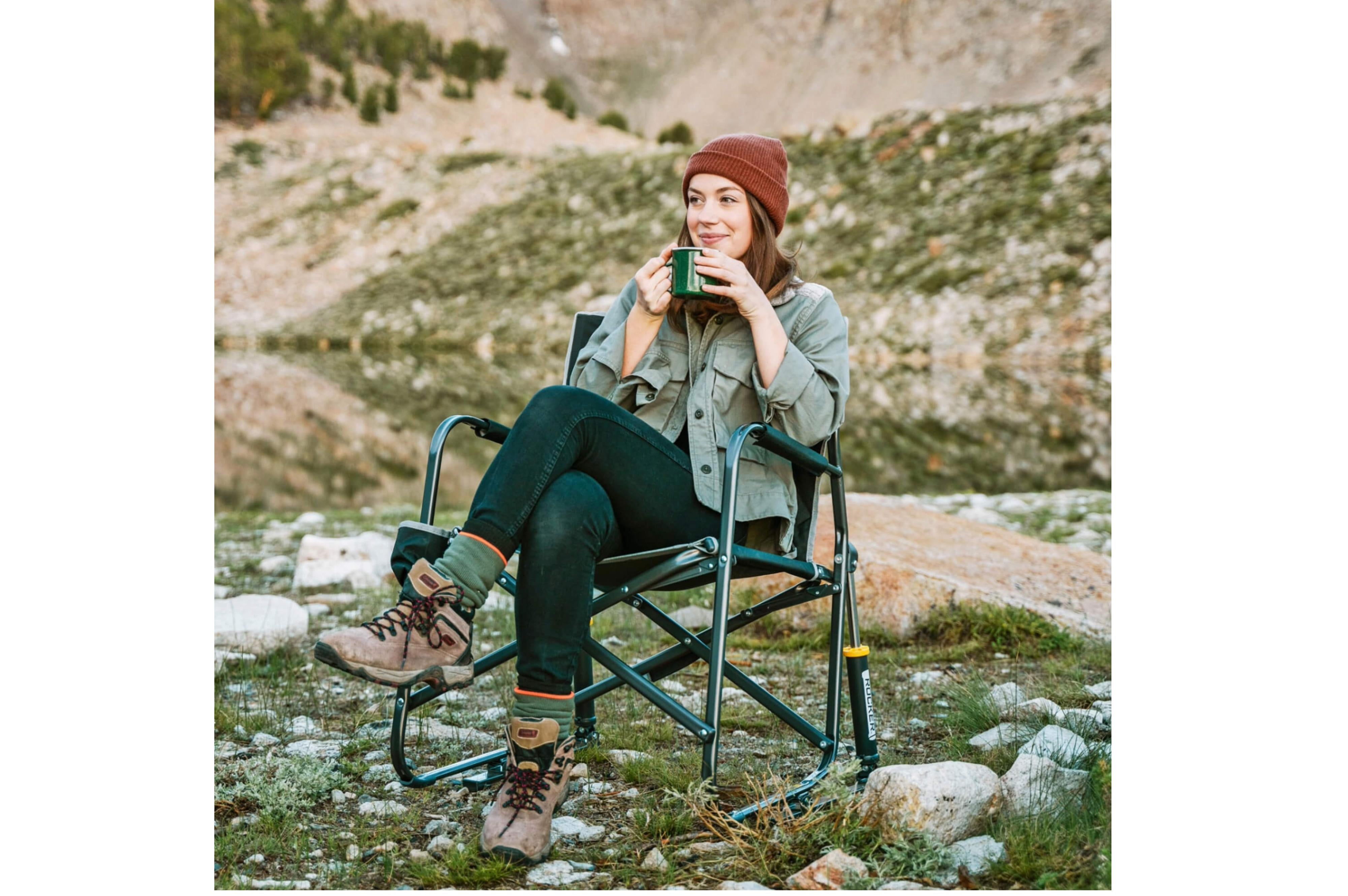 GCI - Freestyle Rocker Black - 62x64x88.5 cm - Camping Stühle