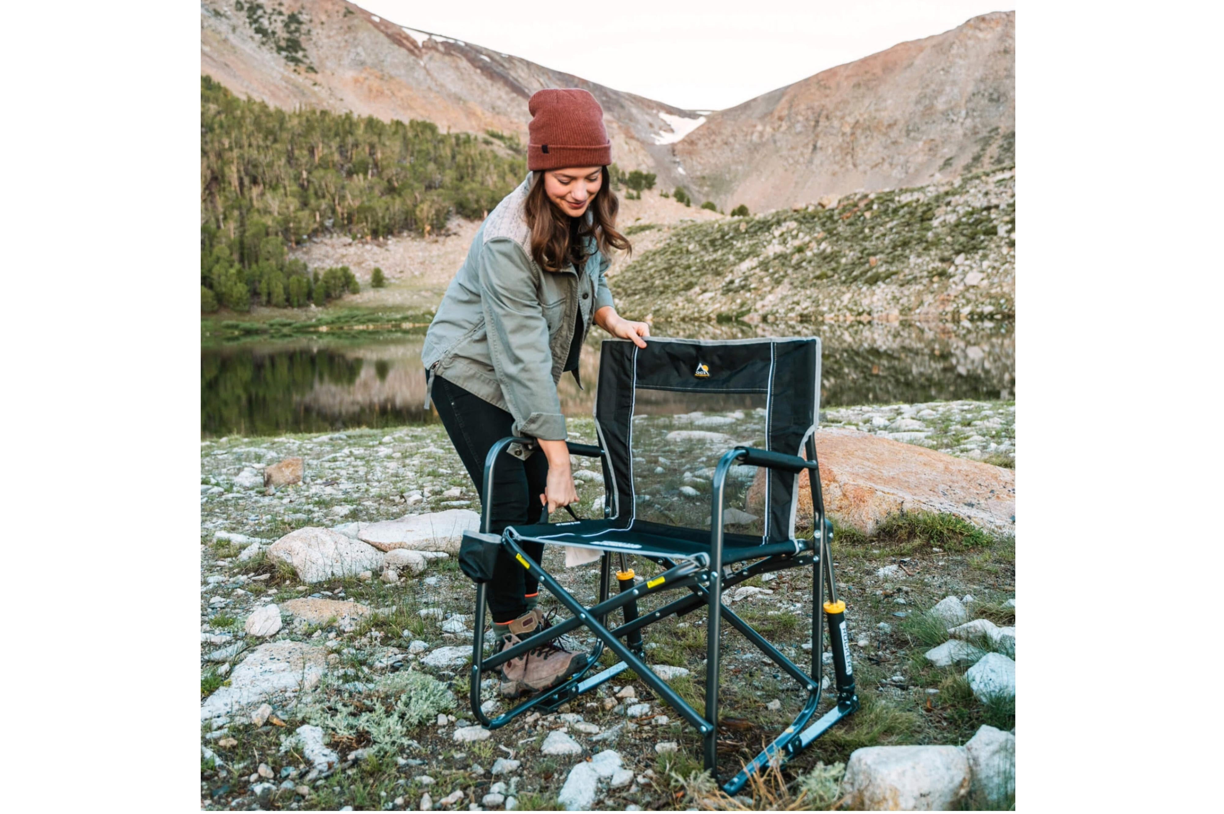 GCI - Freestyle Rocker Black - 62x64x88.5 cm - Camping Stühle