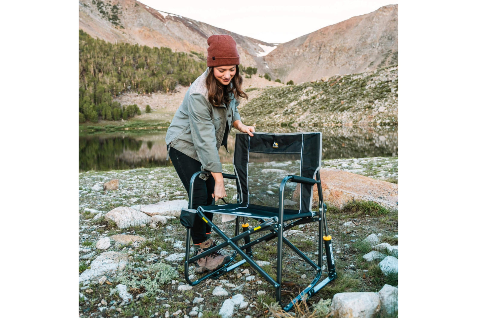 GCI - Freestyle Rocker Black - 62x64x88.5 cm - Camping Stühle