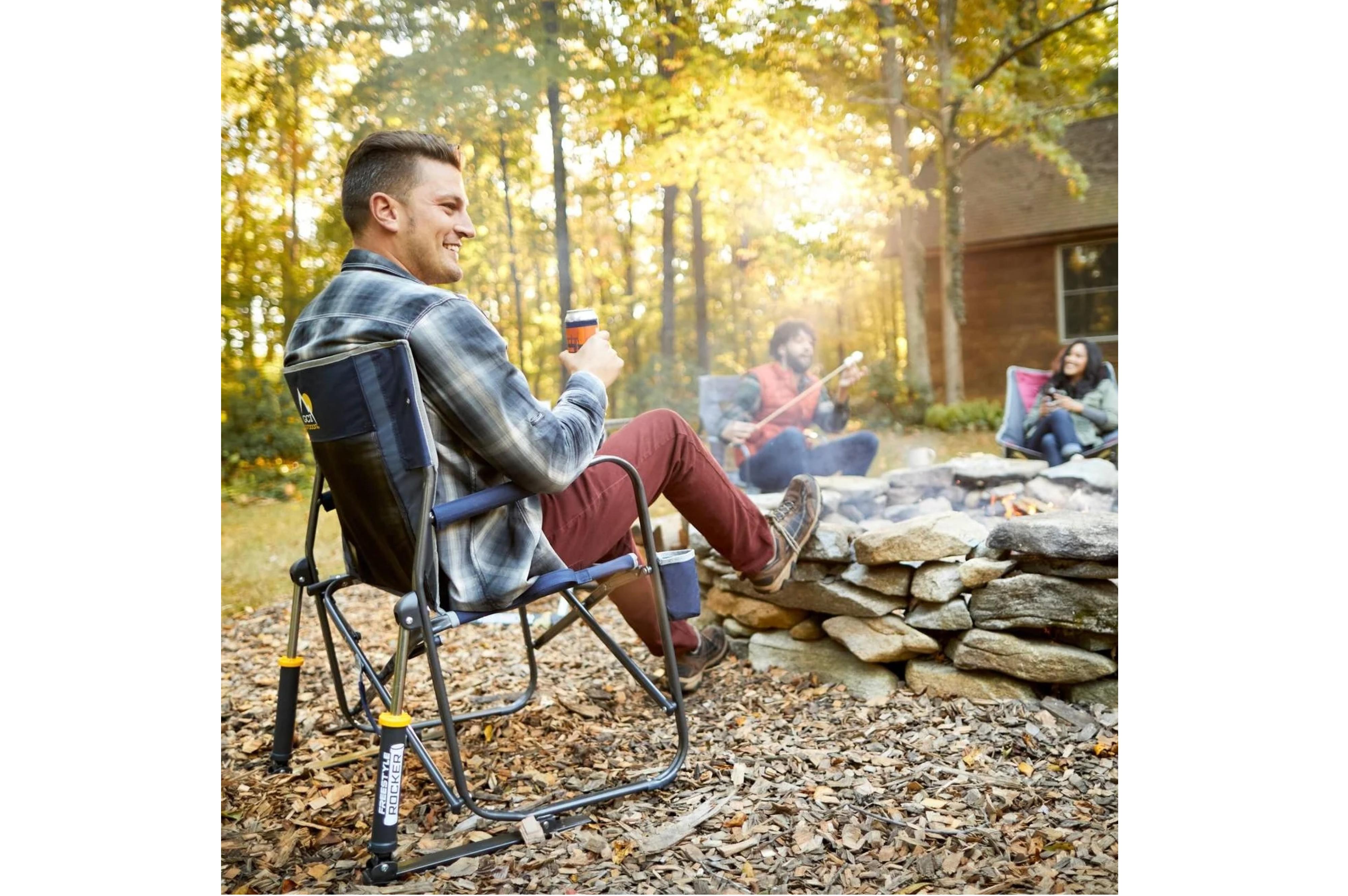 GCI - Freestyle Rocker XL Indigo Blue - 65 x 67 x 88.5 cm - Camping Stühle