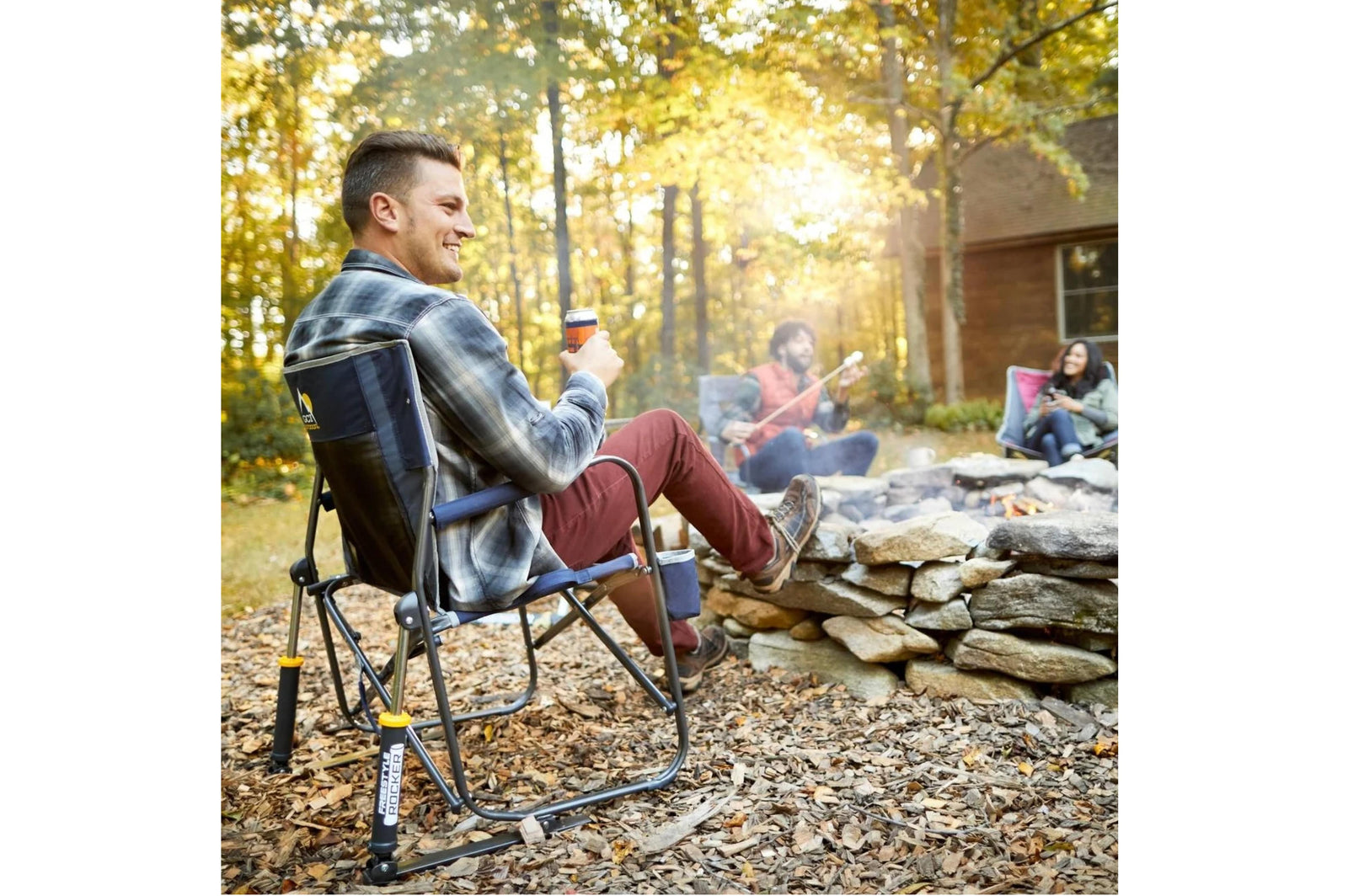 GCI - Freestyle Rocker XL Indigo Blue - 65 x 67 x 88.5 cm - Camping Stühle