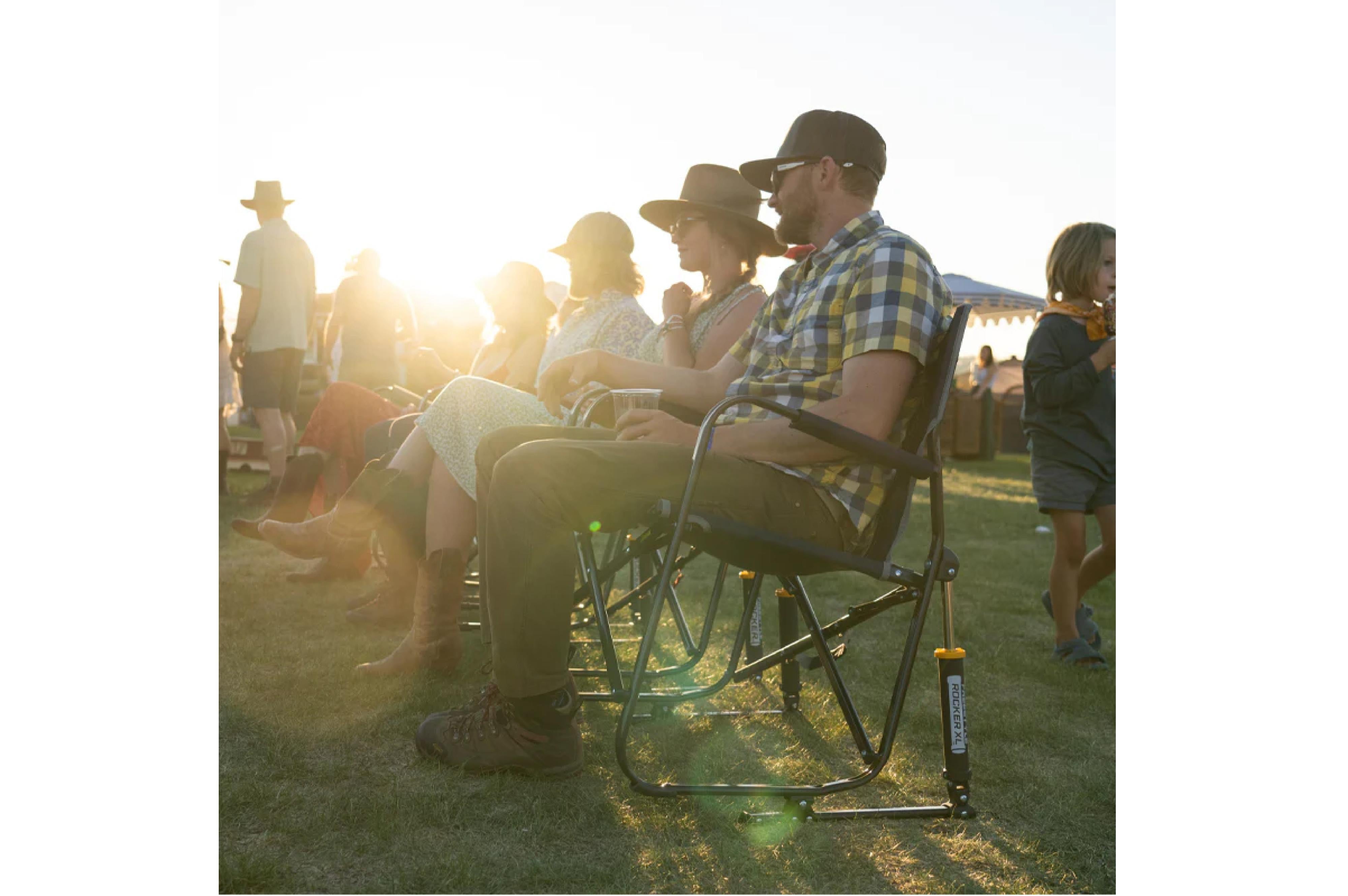 GCI - Freestyle Rocker XL Indigo Blue - 65 x 67 x 88.5 cm - Camping Stühle