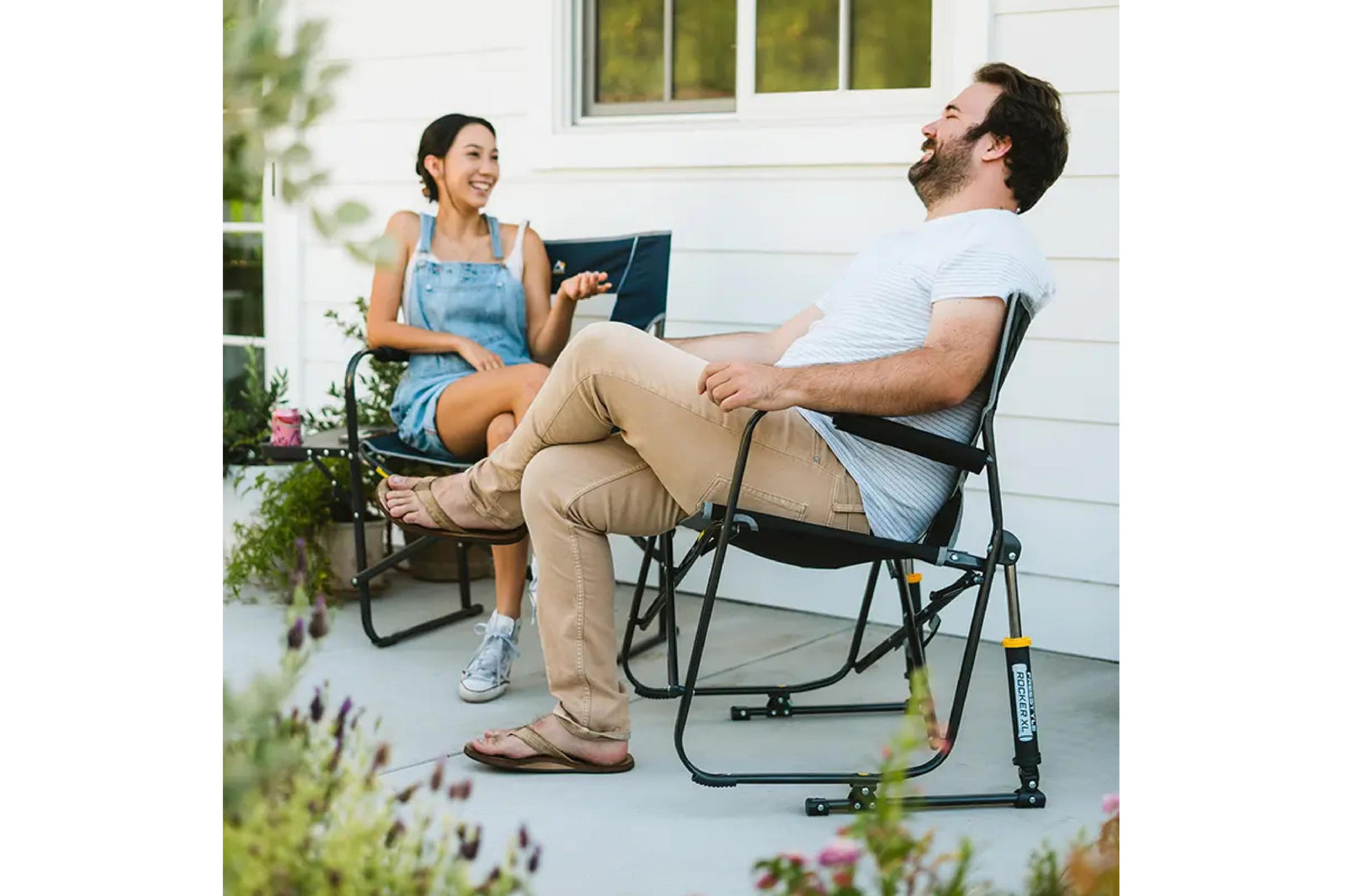 GCI - Freestyle Rocker XL Indigo Blue - 65 x 67 x 88.5 cm - Camping Stühle