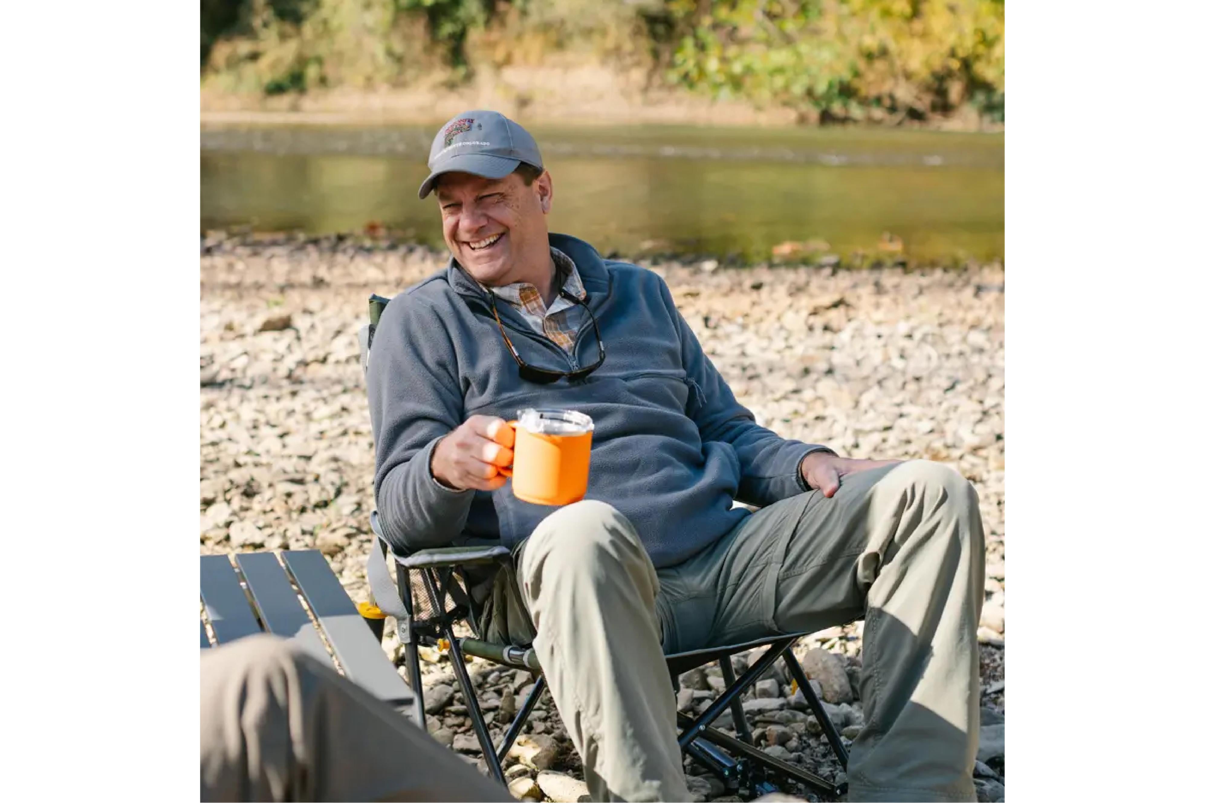 GCI - Kickback Rocker Heathered Loden - 69 x 82.5 x 80.5 cm - Camping Stühle