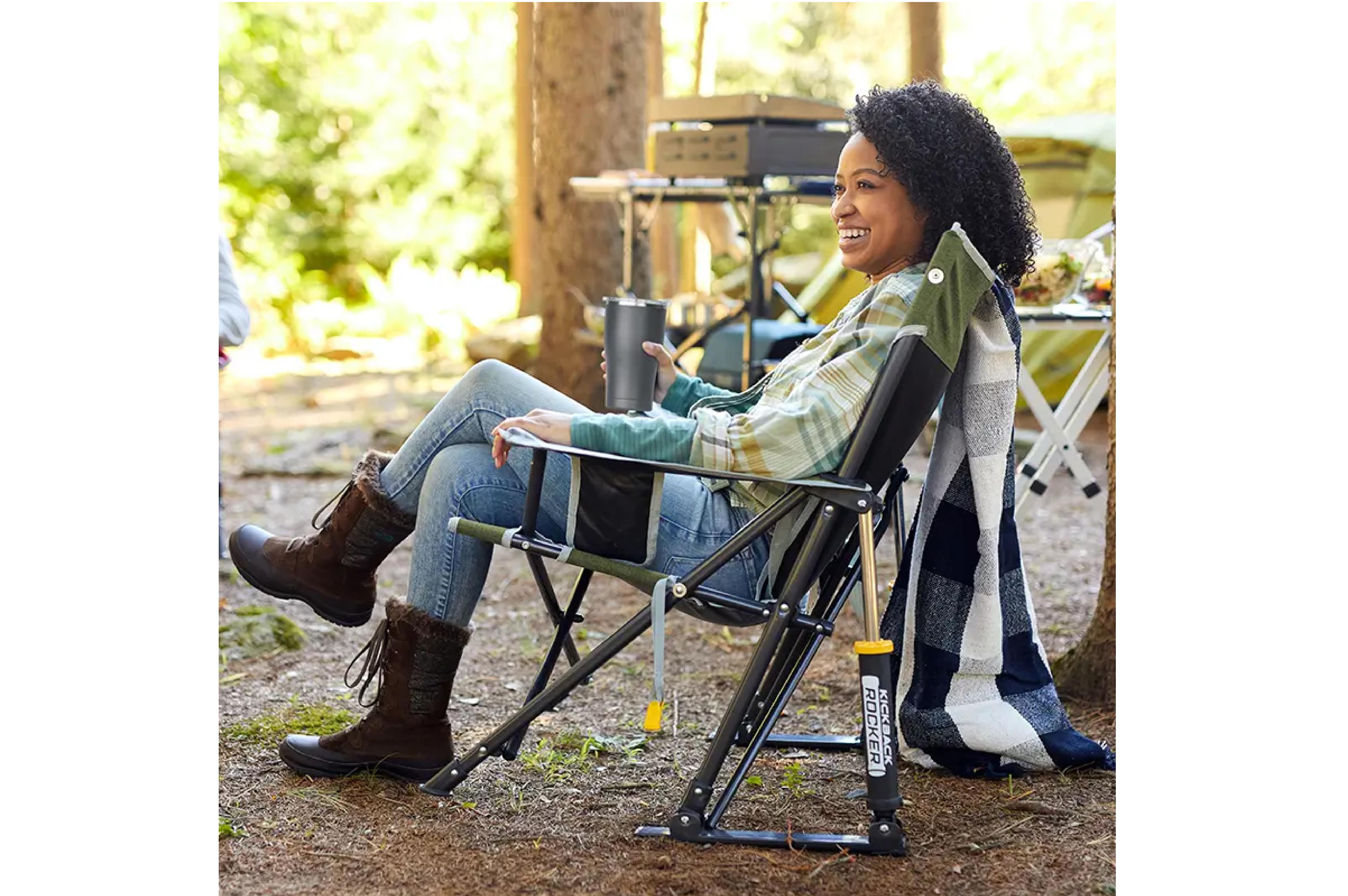 GCI - Kickback Rocker Heathered Loden - 69 x 82.5 x 80.5 cm - Camping Stühle