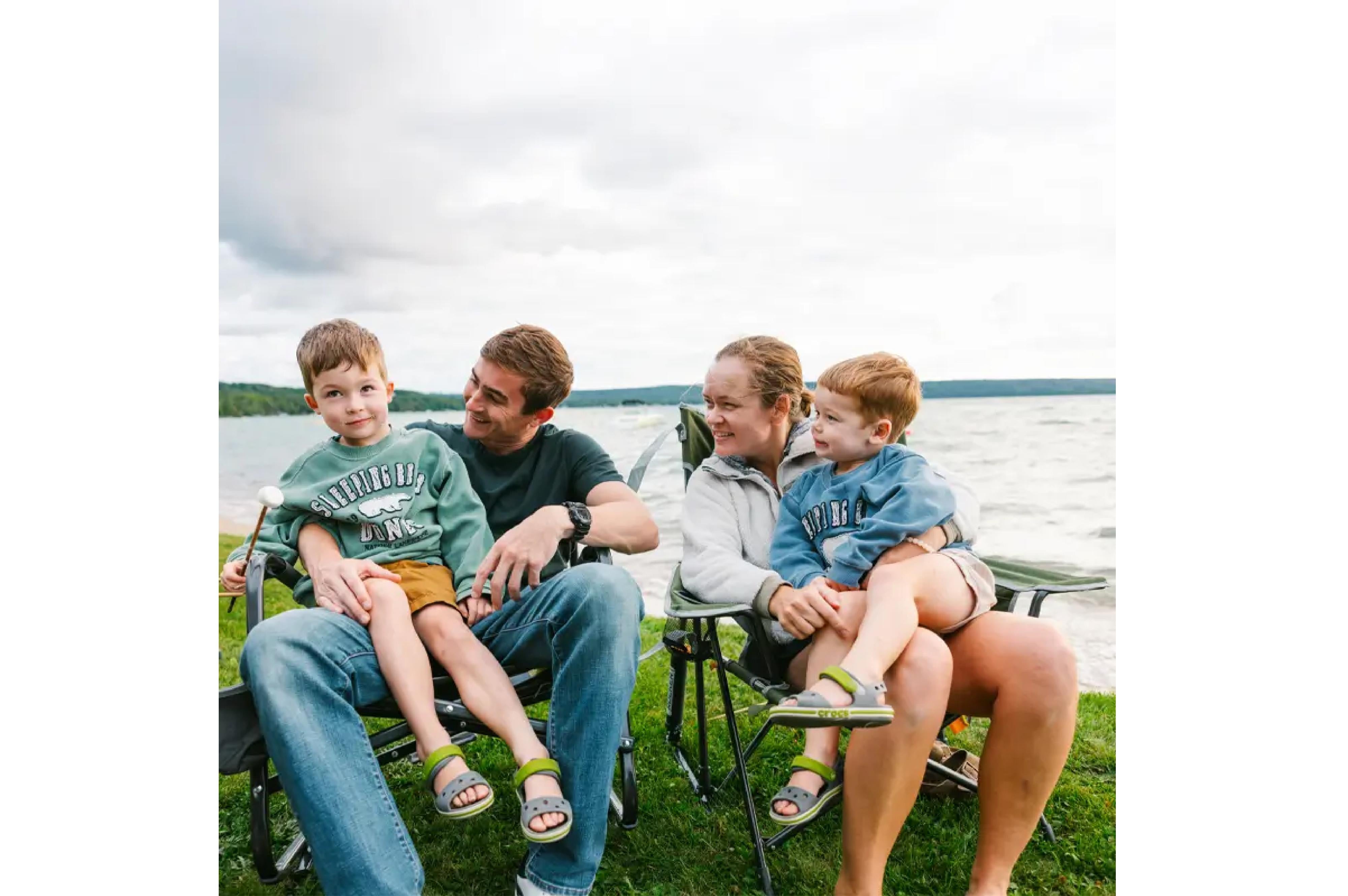 GCI - Kickback Rocker Heathered Loden - 69 x 82.5 x 80.5 cm - Camping Stühle