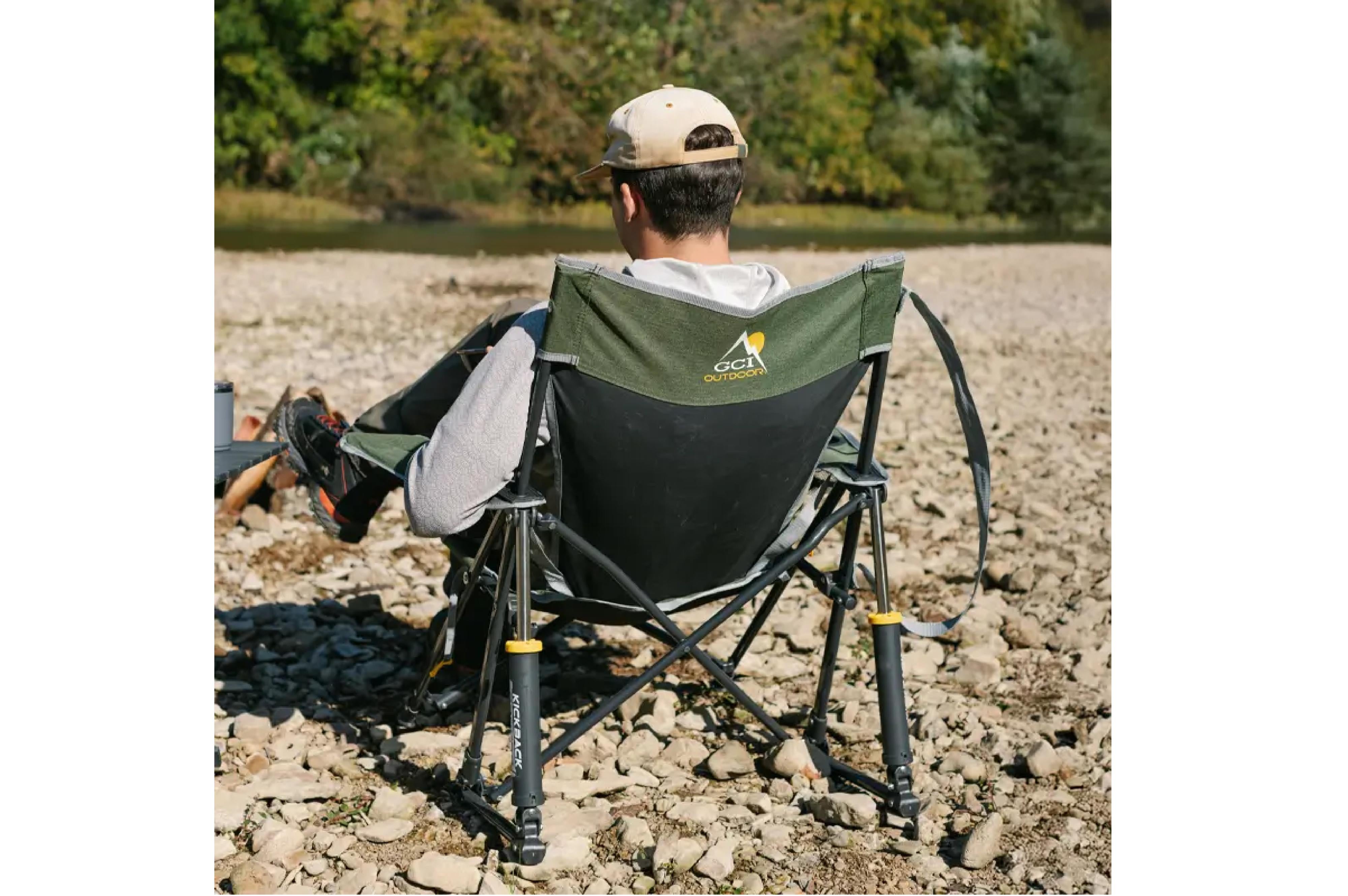 GCI - Kickback Rocker Heathered Loden - 69 x 82.5 x 80.5 cm - Camping Stühle