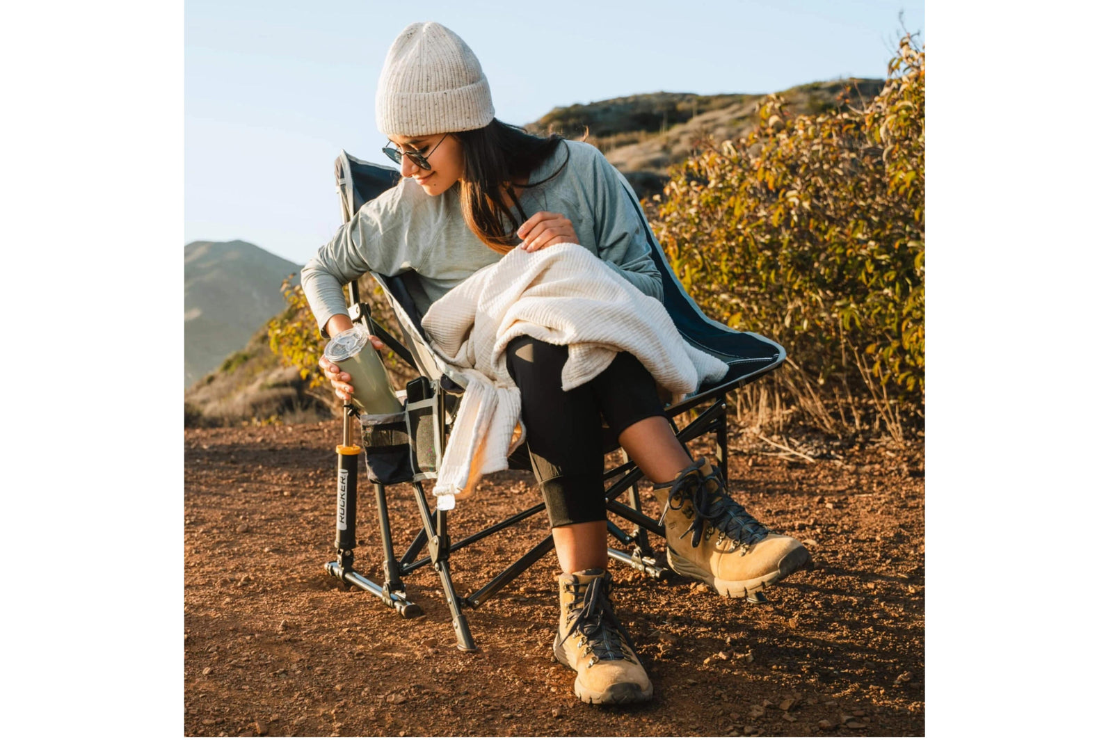 GCI - Pod Rocker Indigo Blue - 71.5 x 76 x 88 cm - Camping Stühle