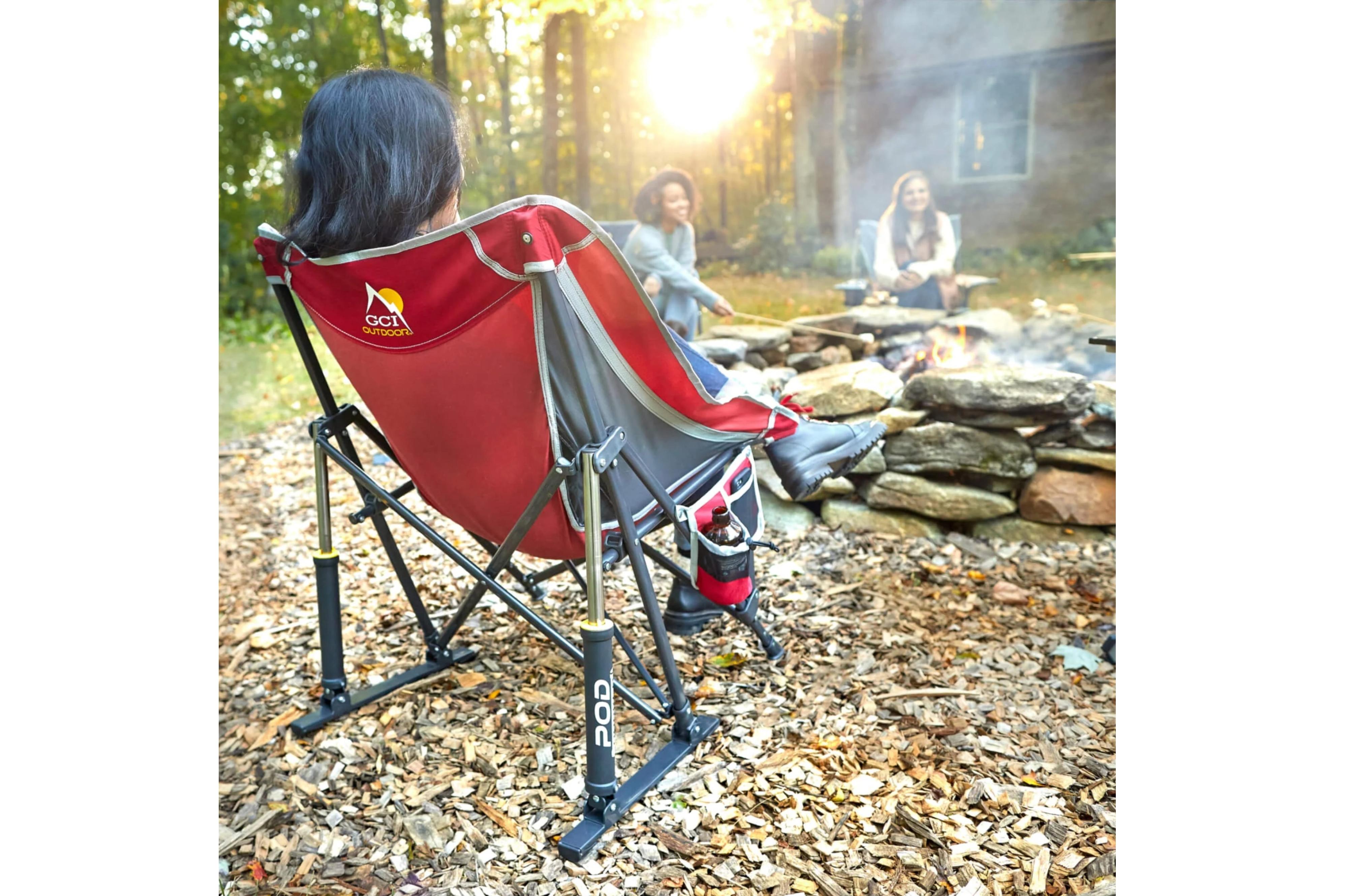 GCI - Pod Rocker Red - 71.5 x 76 x 88 cm - Camping Stühle