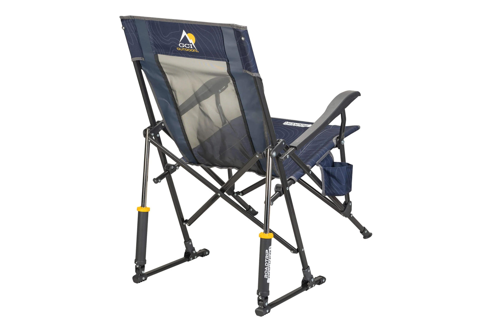 GCI - Road Trip Rocker Navy Topo - 75 x 65.5 x 99 cm - TopDeals