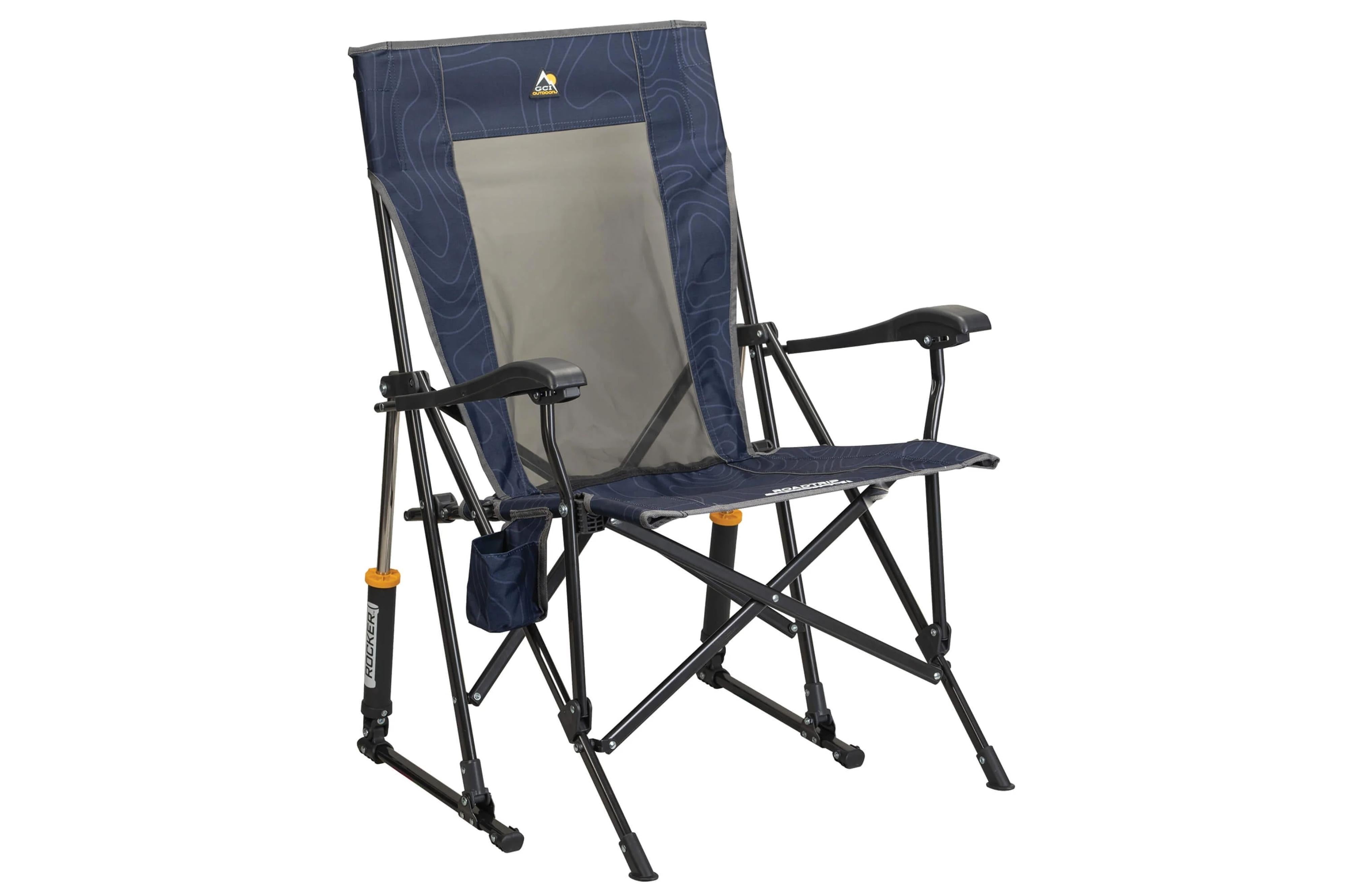 Road Trip Rocker Navy Topo - 75 x 65.5 x 99 cm - Camping Stühle
