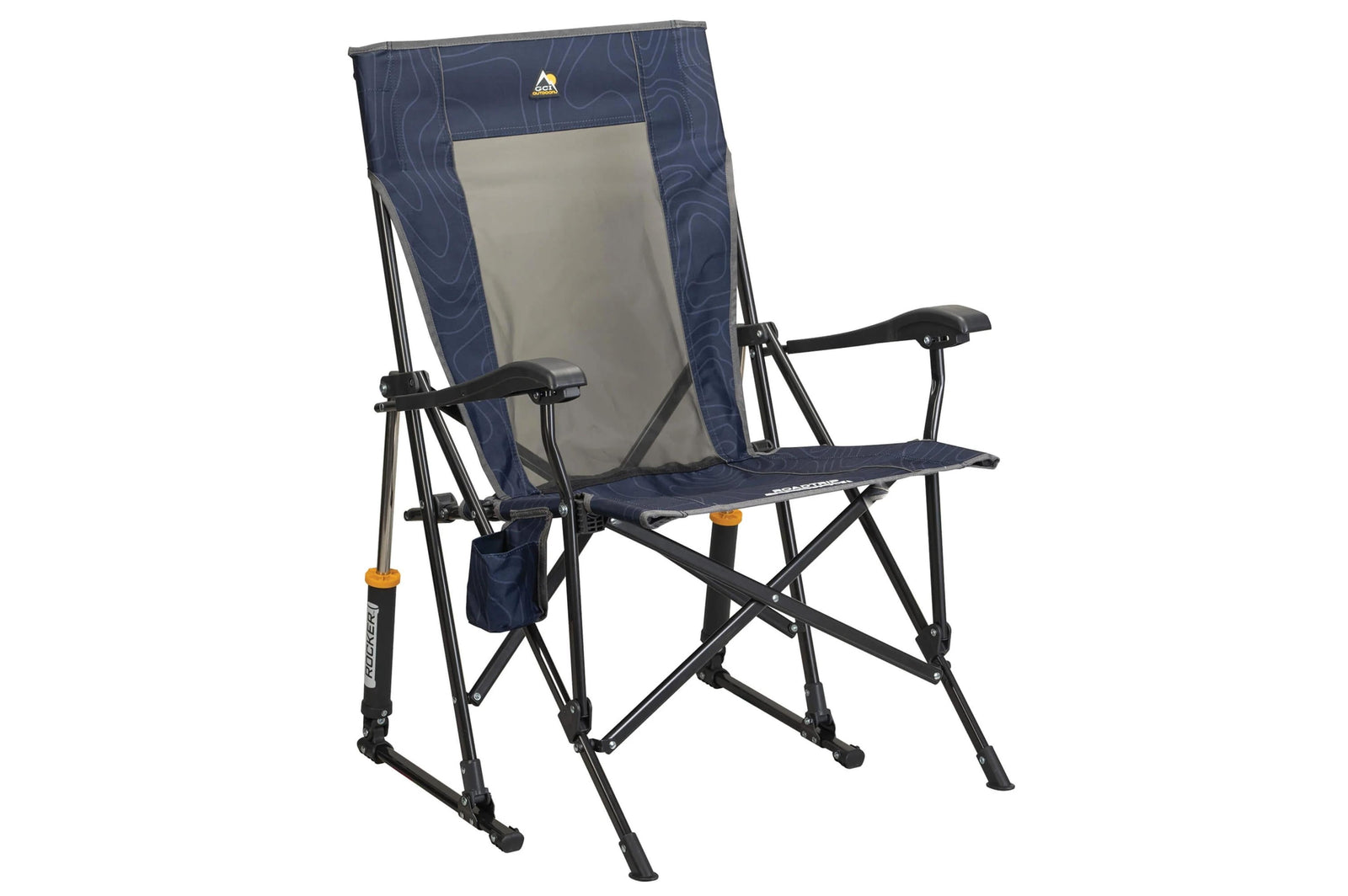 GCI - Road Trip Rocker Navy Topo - 75 x 65.5 x 99 cm - TopDeals