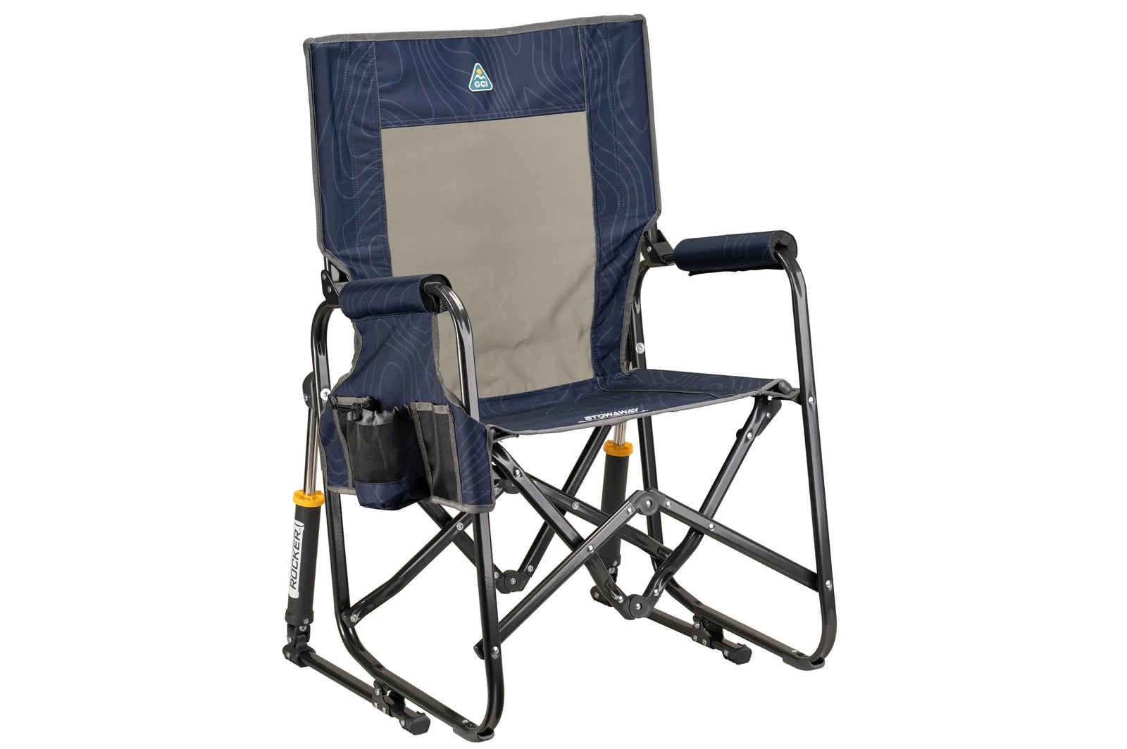 GCI - Stow Away Rocker navy topo - 60x63x99 - Camping Stühle