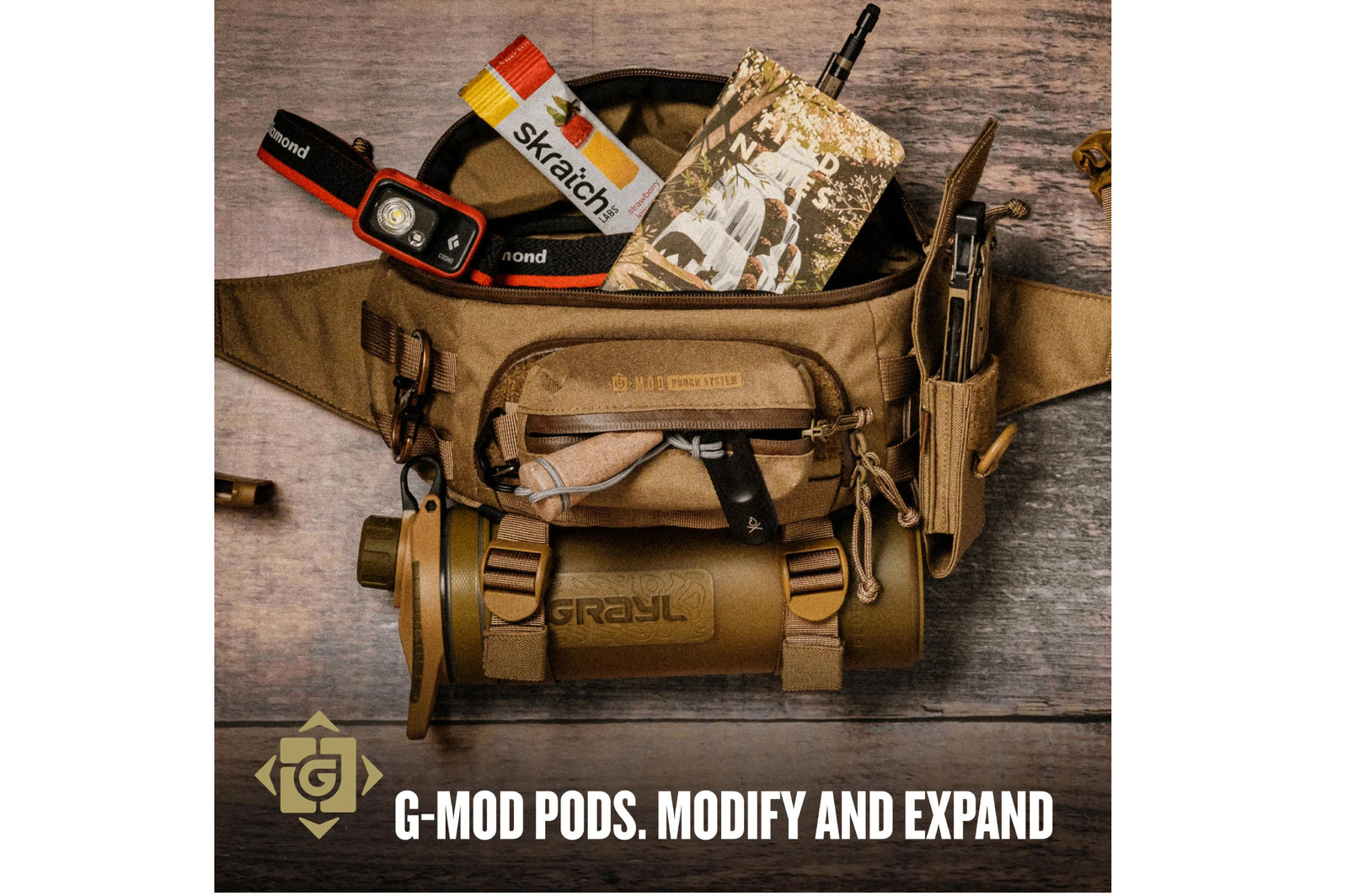 Grayl - G-MOD Pod Pouch - Large - Rucksack Organizer