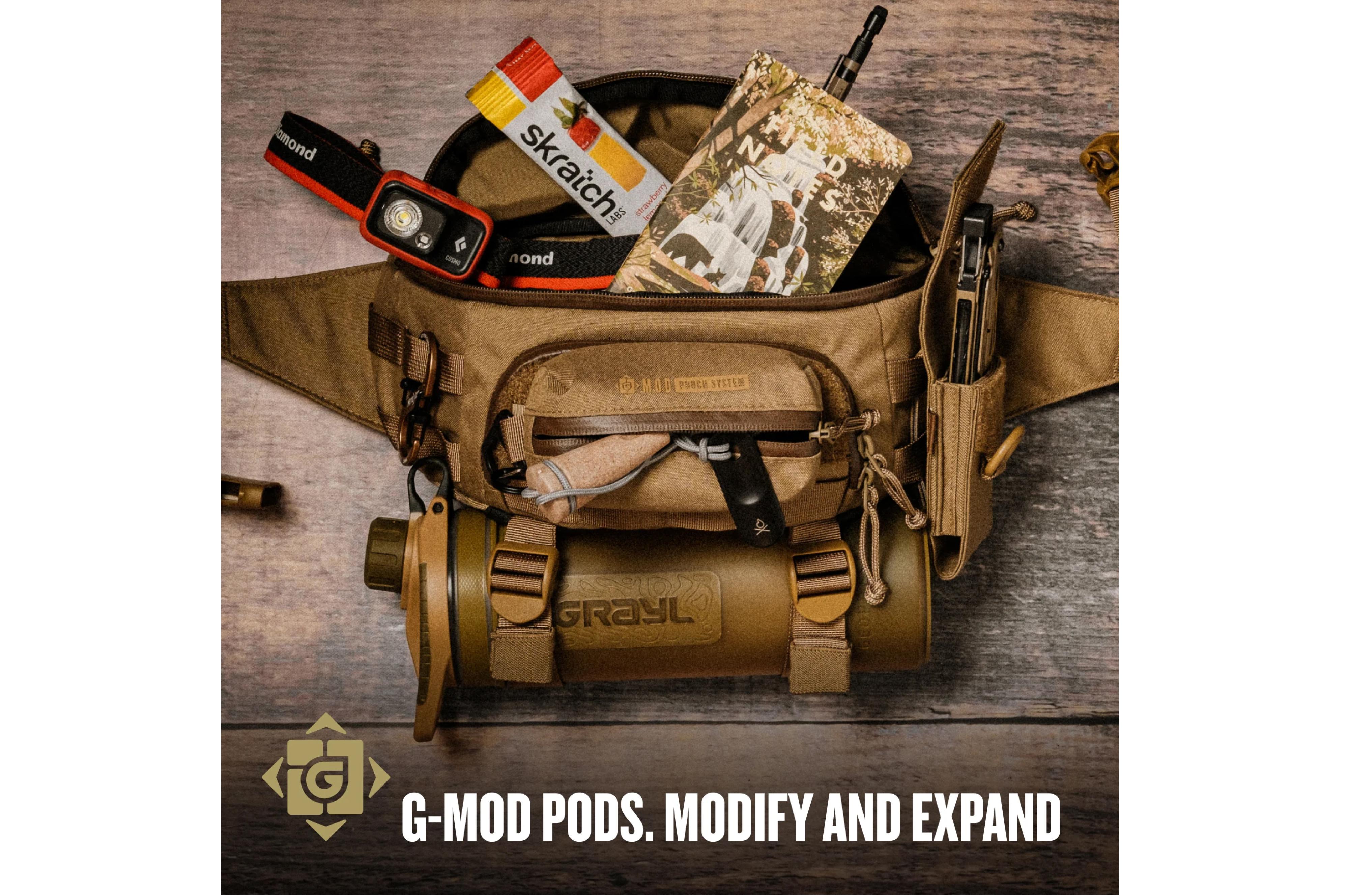 Grayl - G-MOD Pod Pouch - Large - Rucksack Organizer