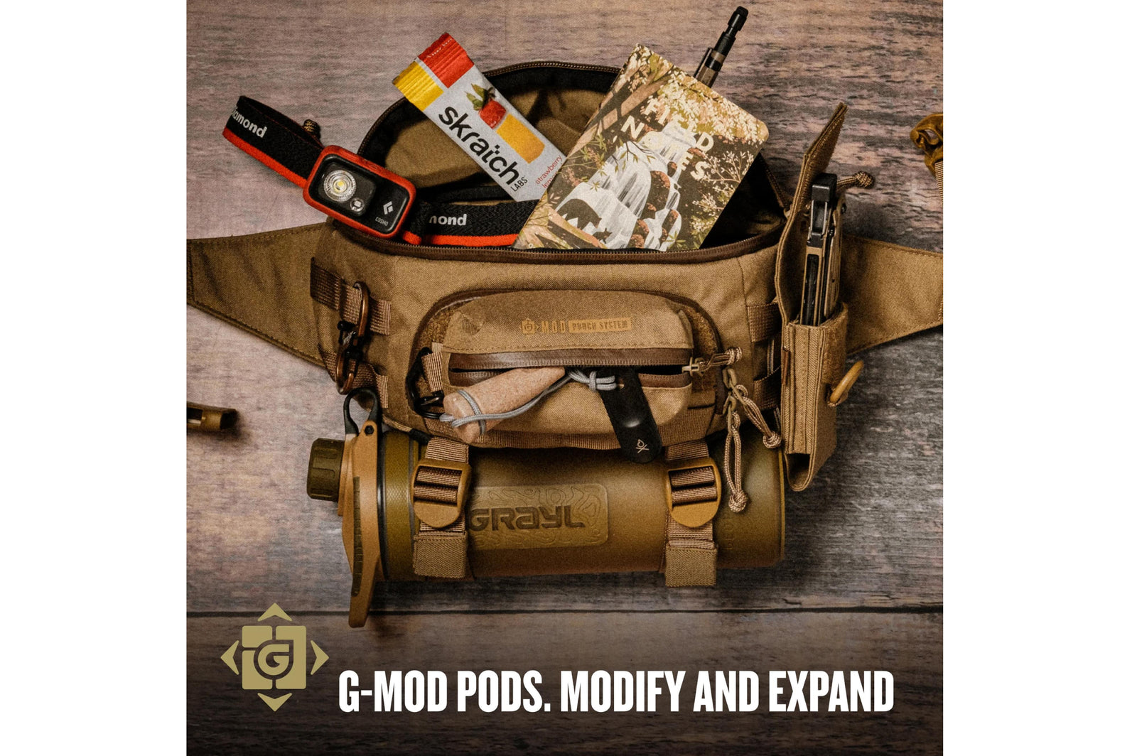 Grayl - G-MOD Pod Pouch - Medium - Rucksack Organizer